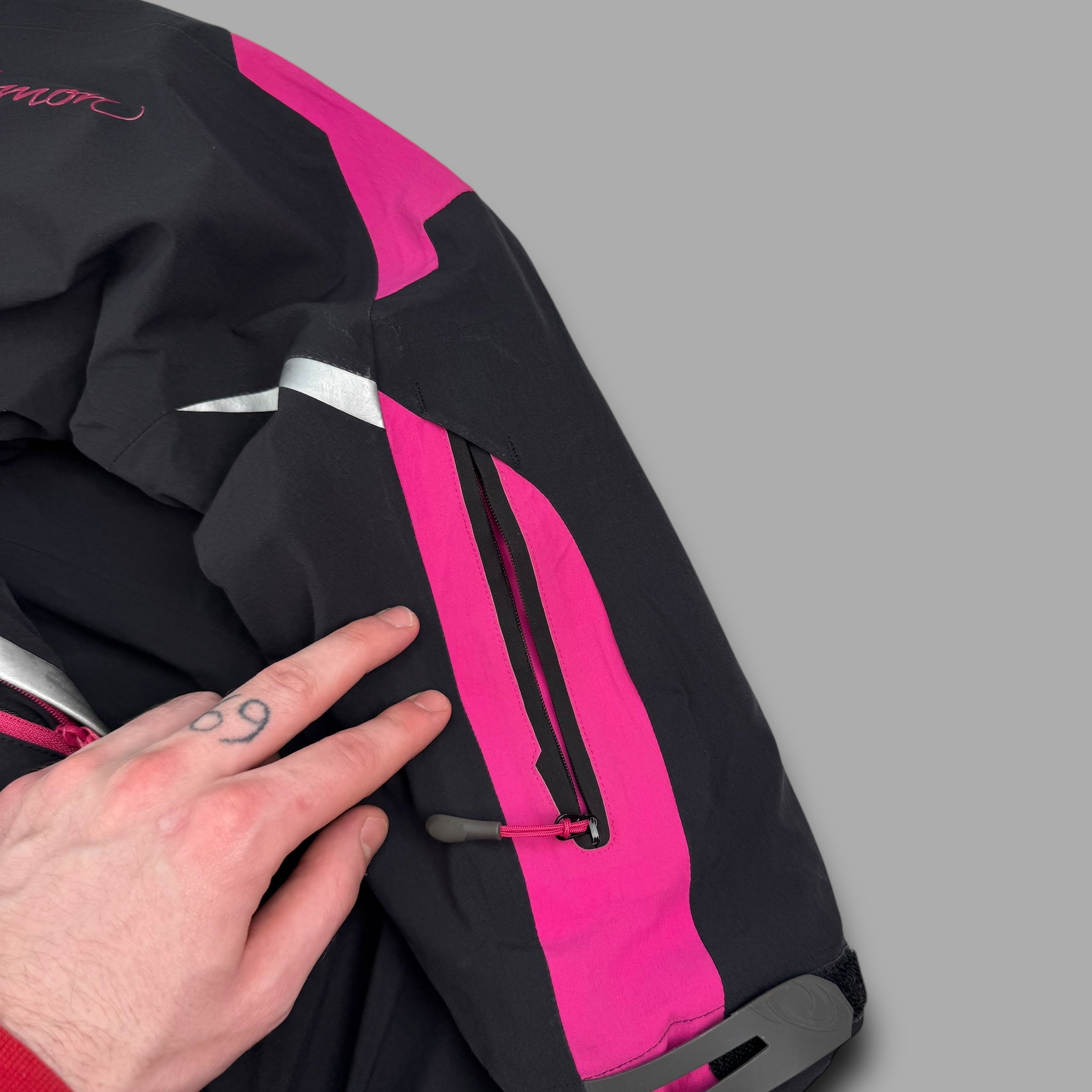 Salomon 2008 technical vented clima pro softshell ski jacket (M) wms