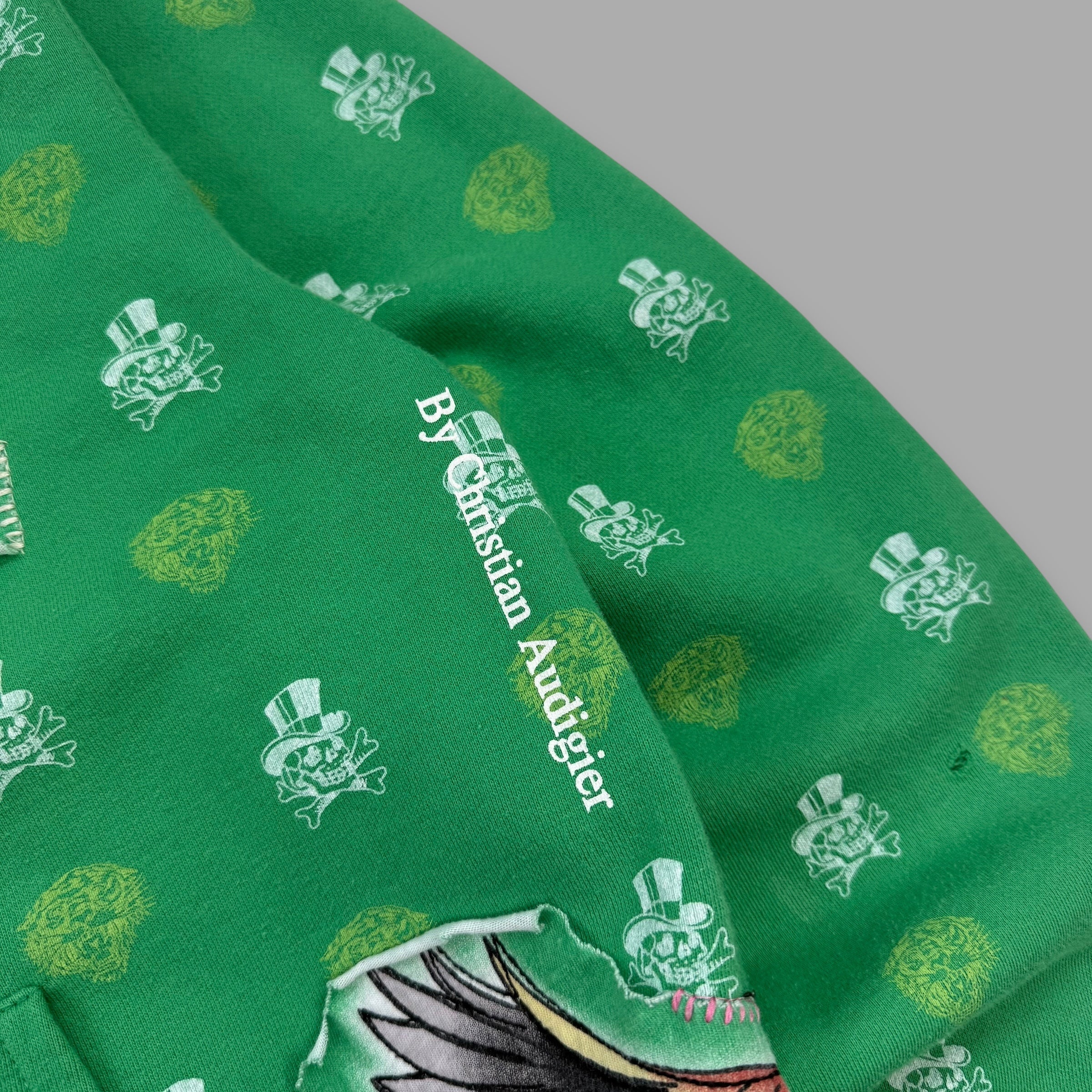 Ed hardy 2000's graphic monogram hoodie (M)