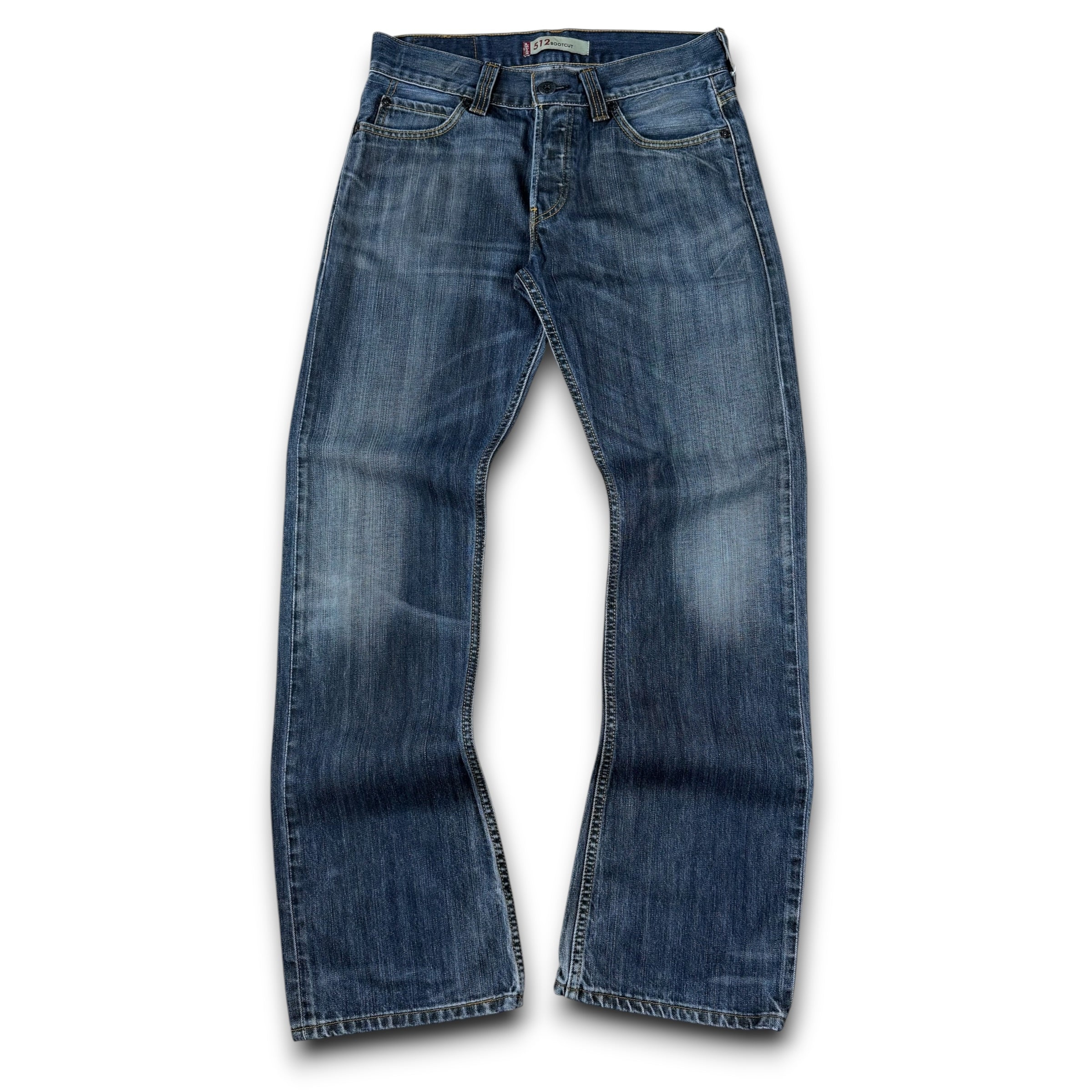 Levi's 512 2000's faded denim bootcut jeans (M-L)
