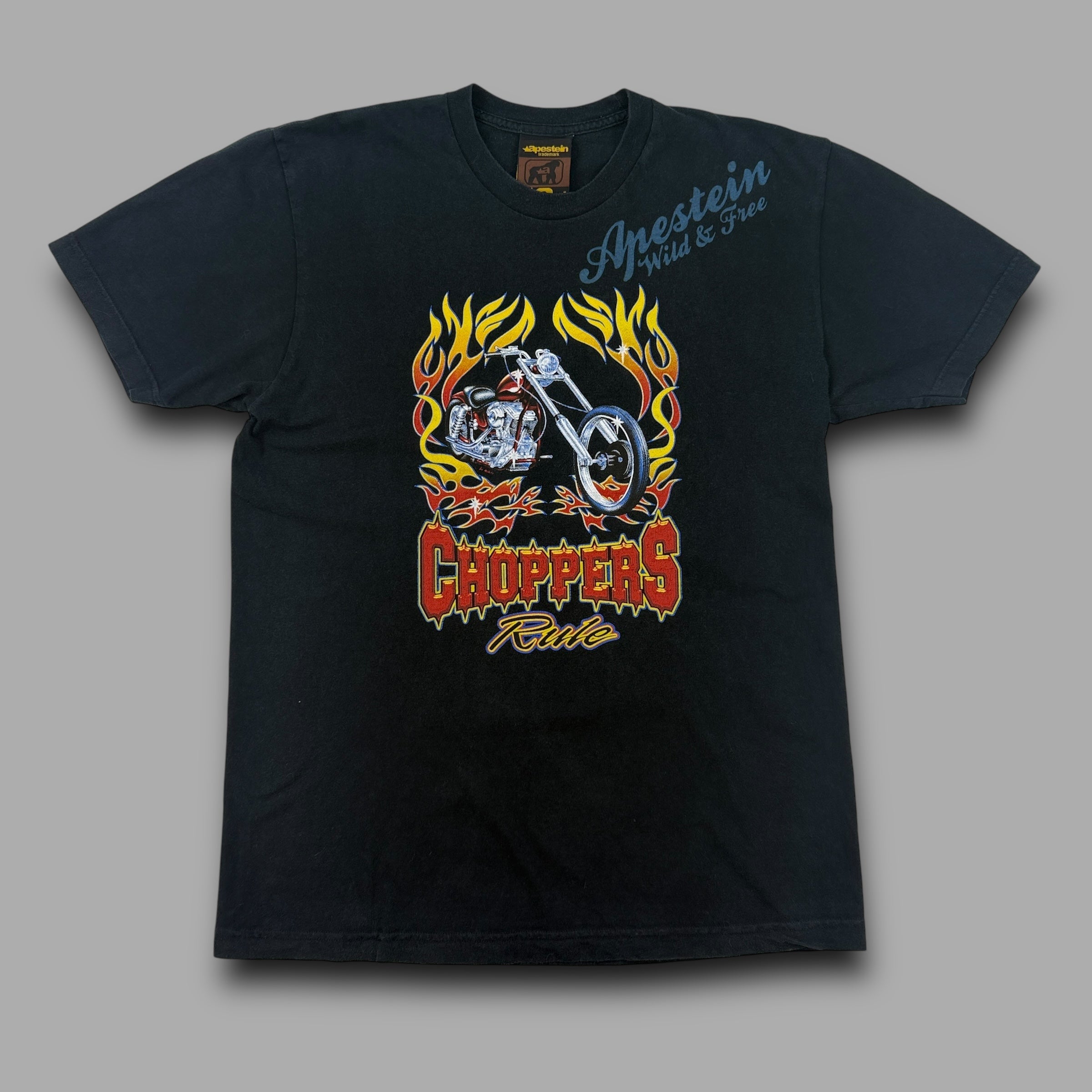 Apestein 2000's graphic choppers rule tee (S)