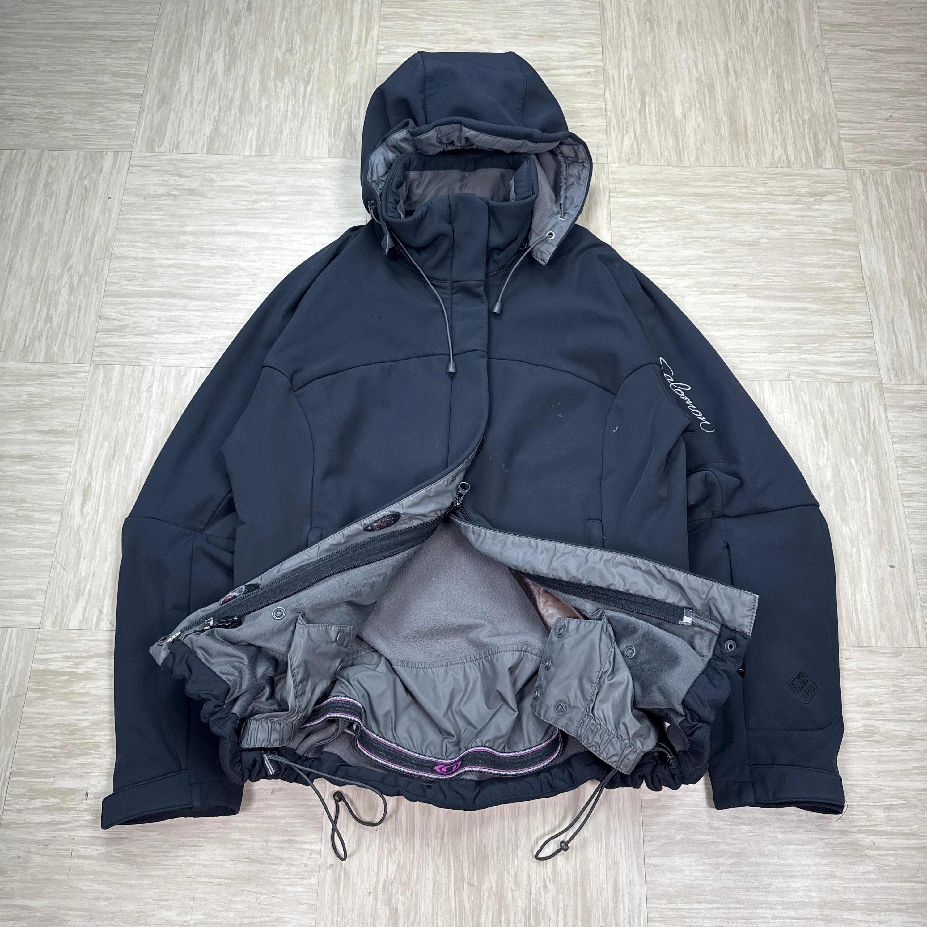 Salomon 2008 technical clima pro softshell ski jacket (L) wms