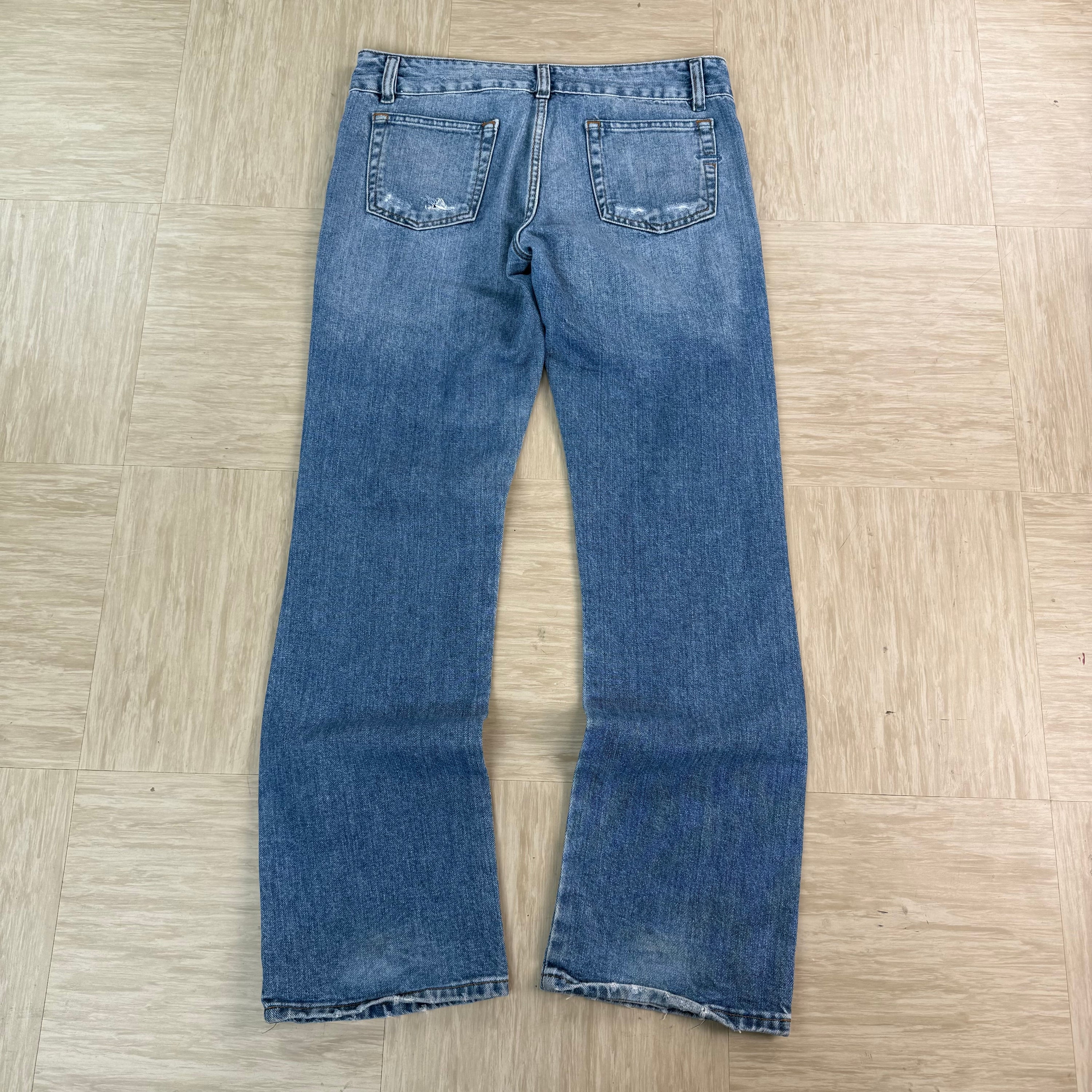Diesel 2000's relaxed distressed denim bootcut jeans (S)