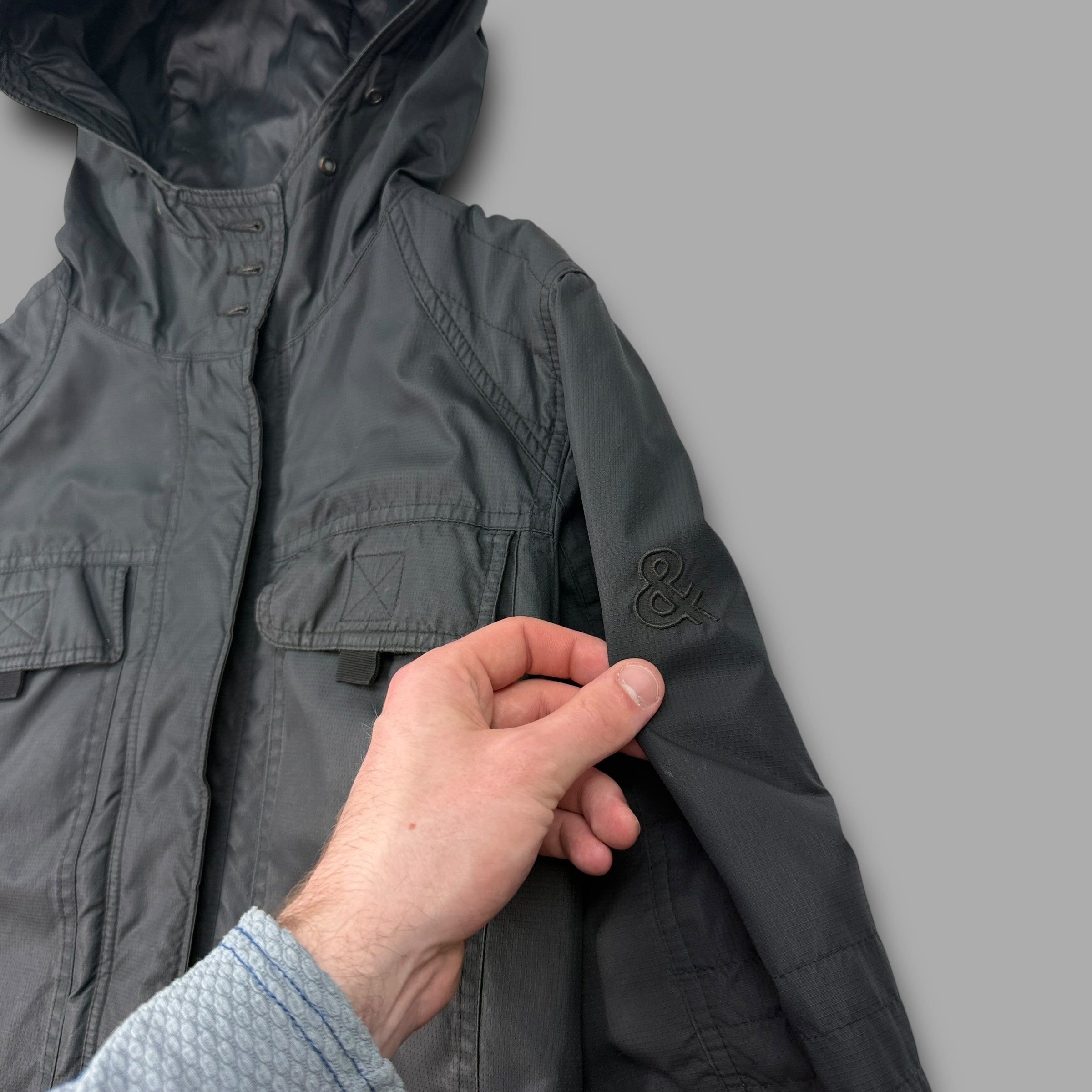 Dolce and gabanna 2000's technical multi-pocket nylon parka jacket (S-M)