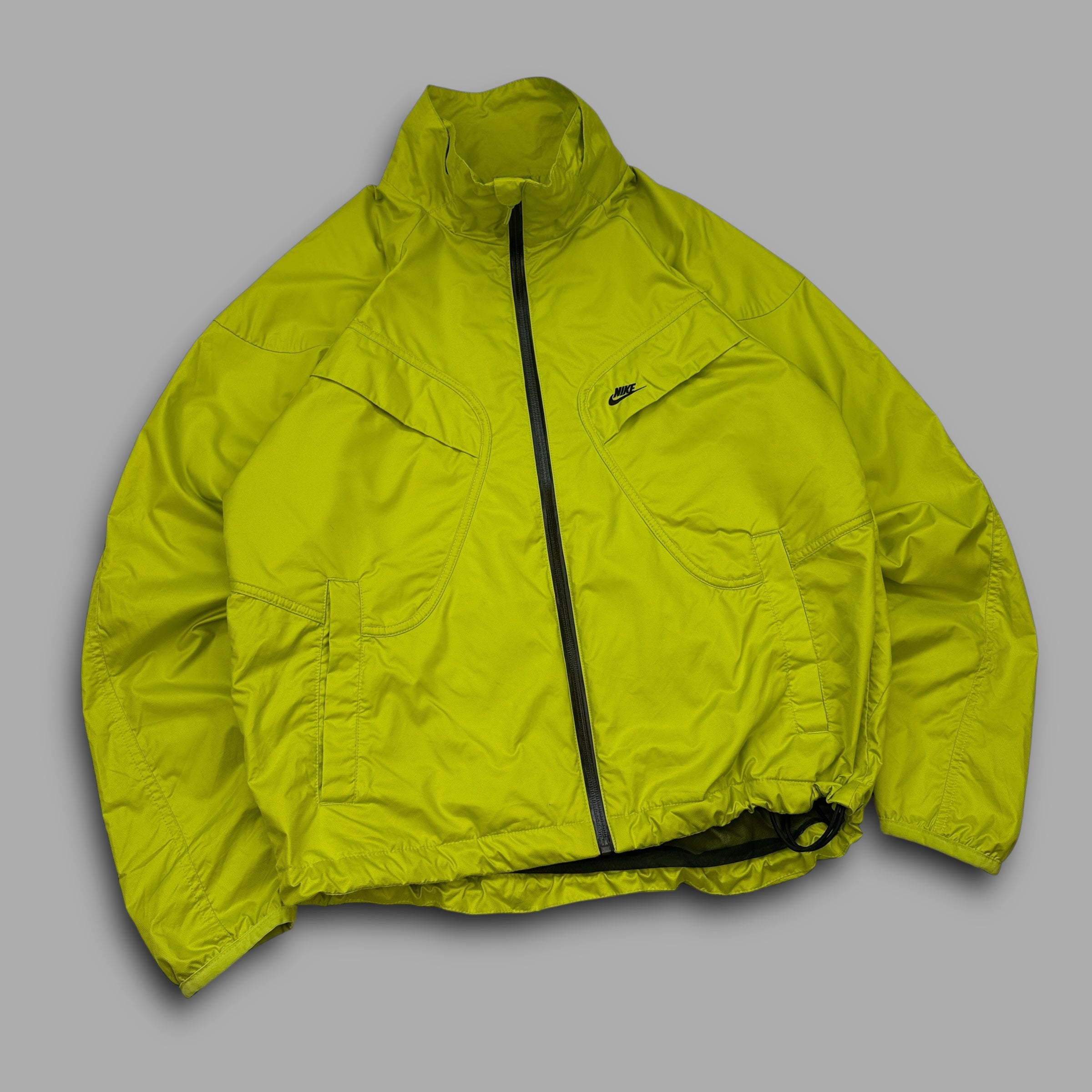 Nike 2000's technical dual pocket zip up softshell jacket (M)