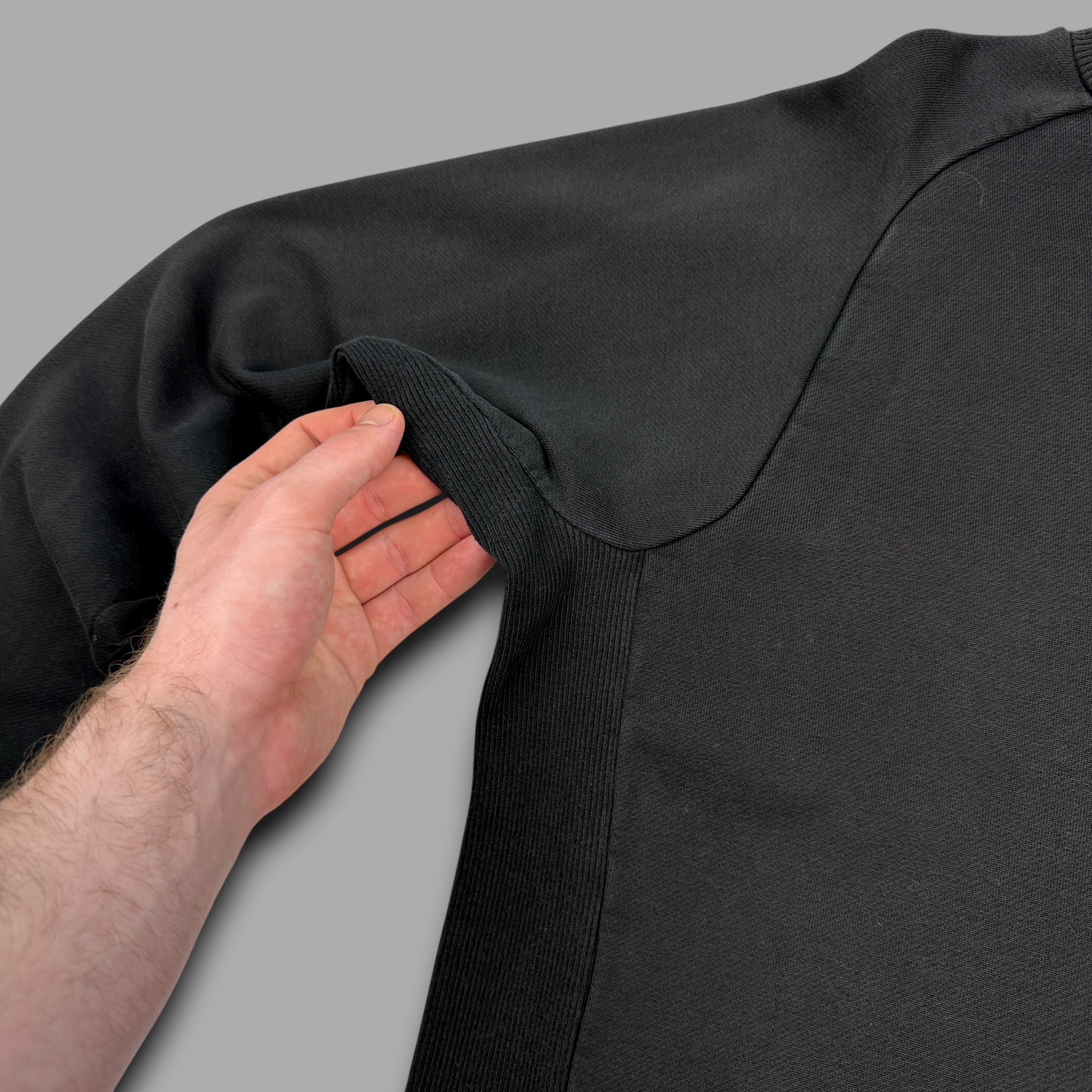 Yohji Yamamoto 2016 panelled pullover graphic Y3 sweatshirt (M)