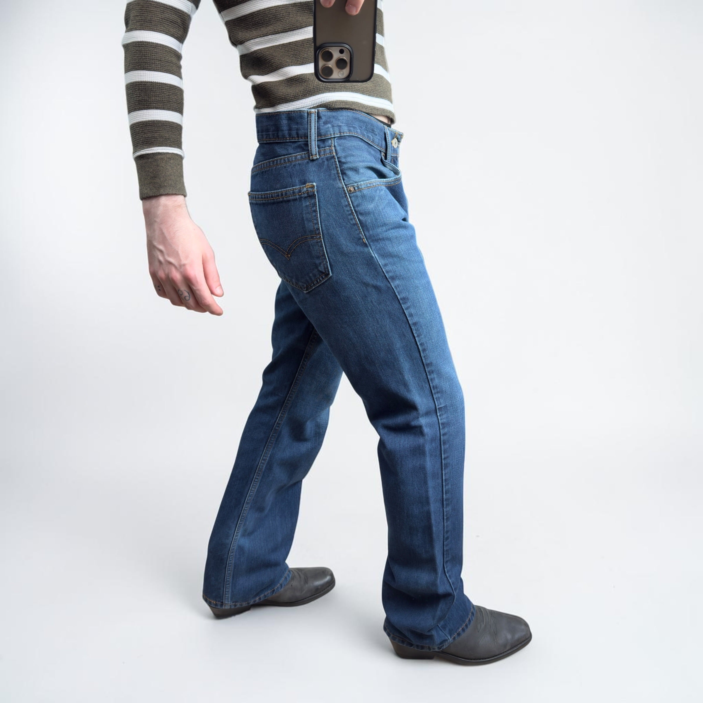 Levi's 527 2000's relaxed denim 4181 bootcut jeans (S)