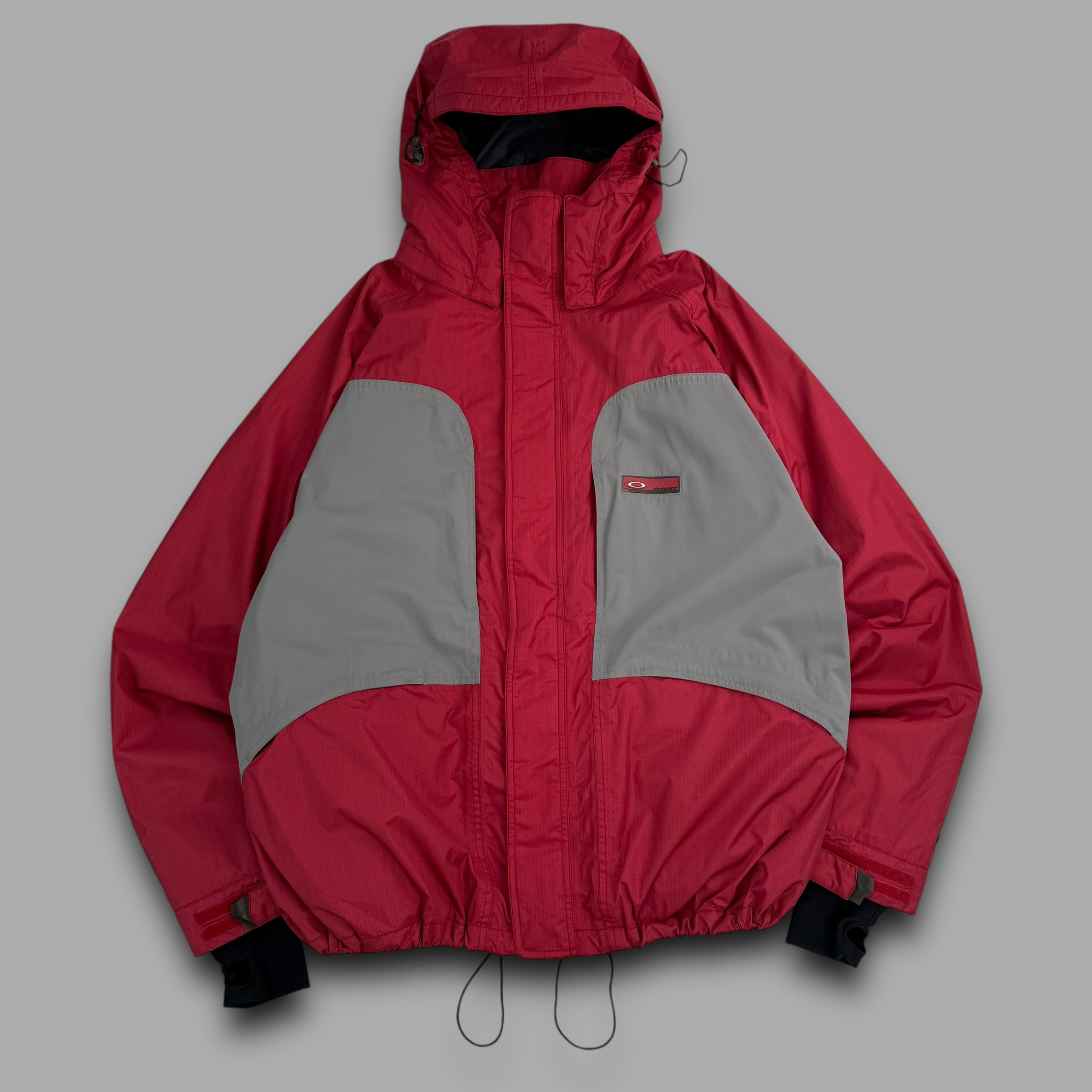 Oakley 2000's nitro fuel SAMPLE panelled nylon ripstop ski jacket (L-XL)