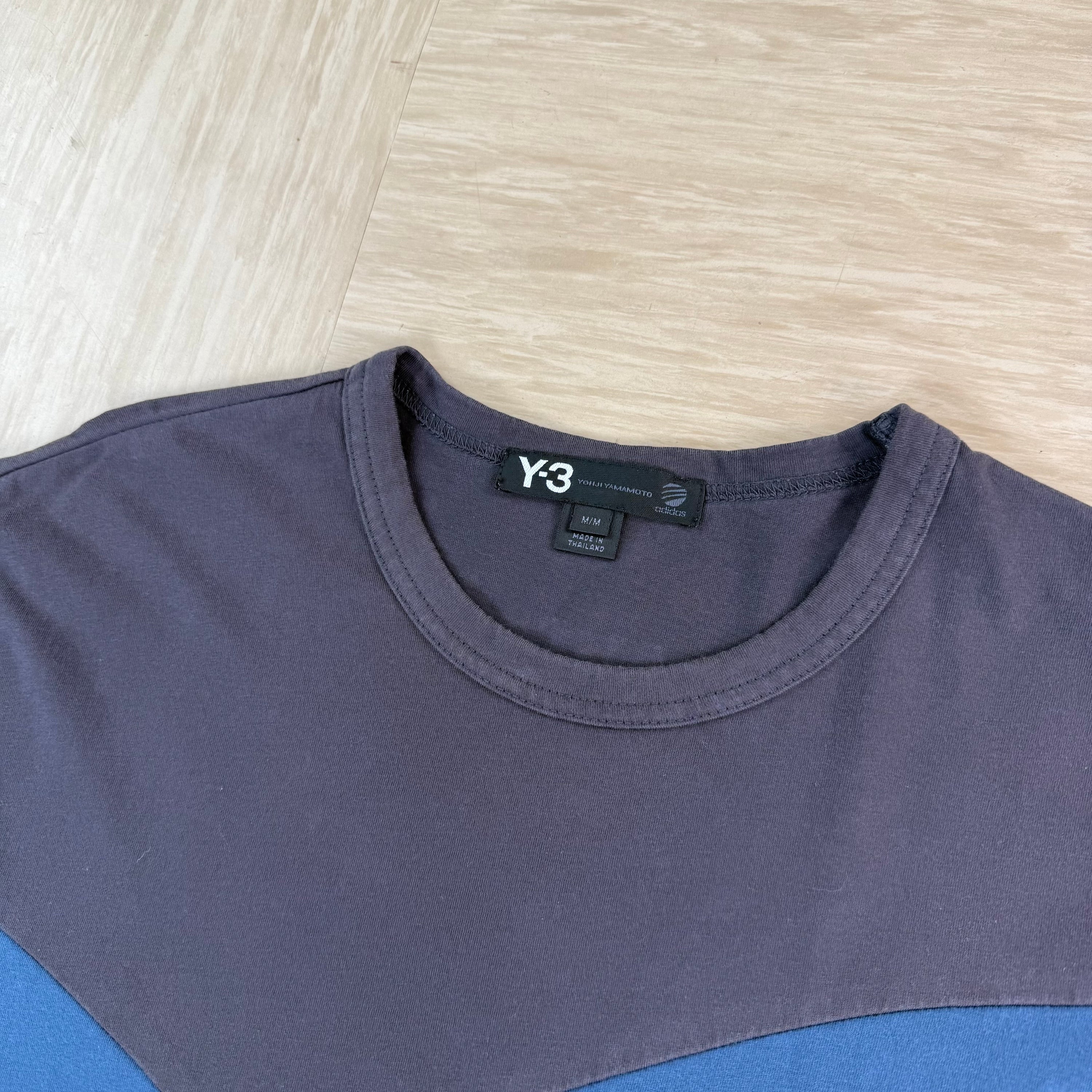 Adidas x Yohji Yamamoto 2015 graphic panelled spellout tee (M)