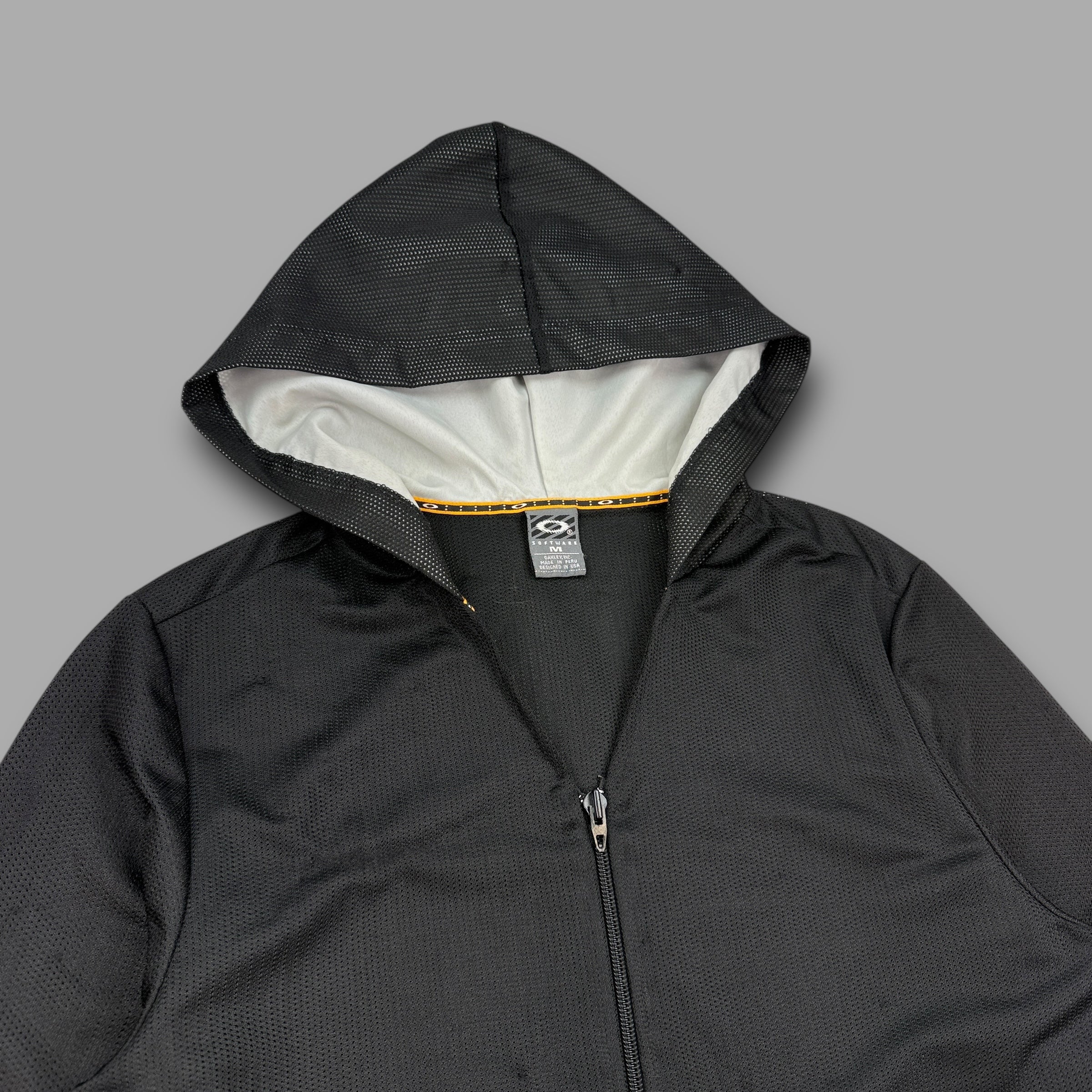 Oakley software 2000's technical zip up pinhole mesh jacket (M) wms