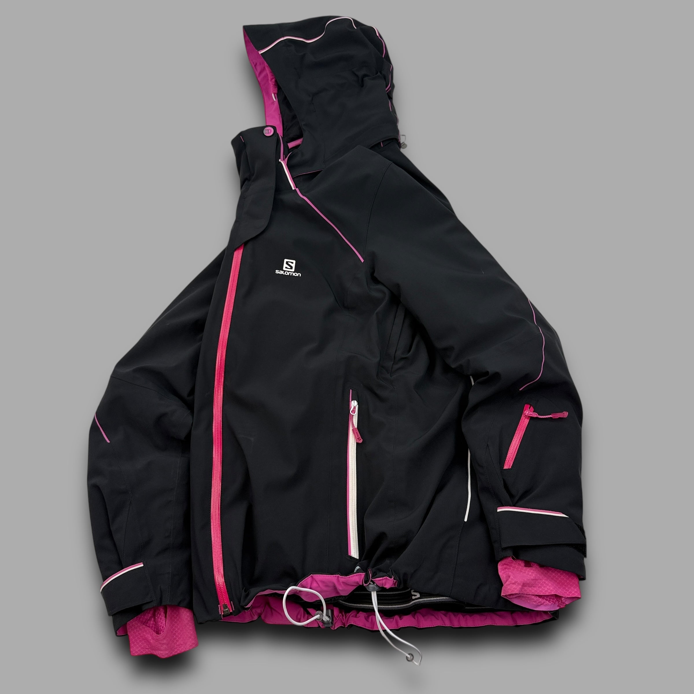 Salomon 2017 technical advanced skin softshell ski jacket (L) wms