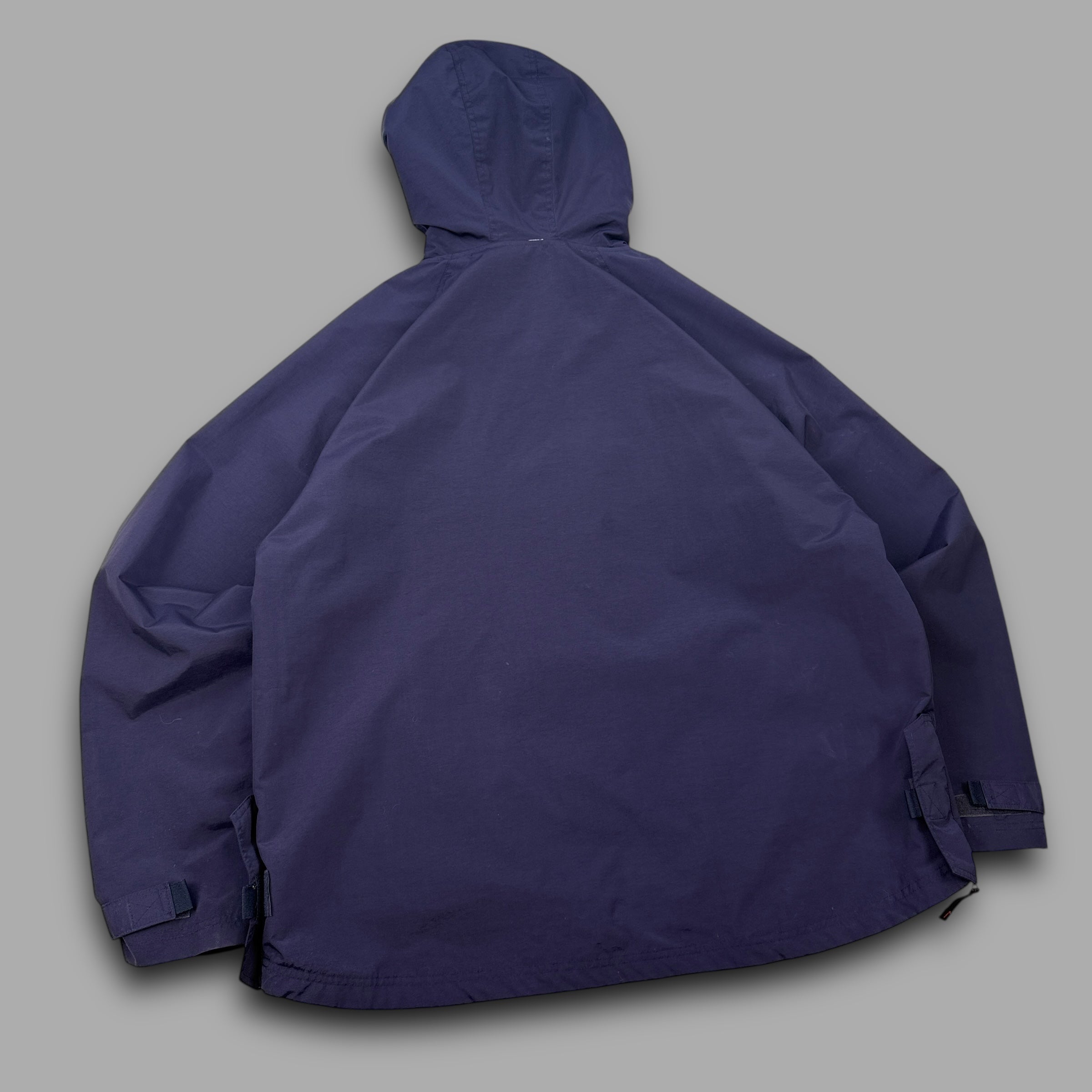 Le coq sportif 2000's technical asymmetrical zip pullover windbreaker (XL)