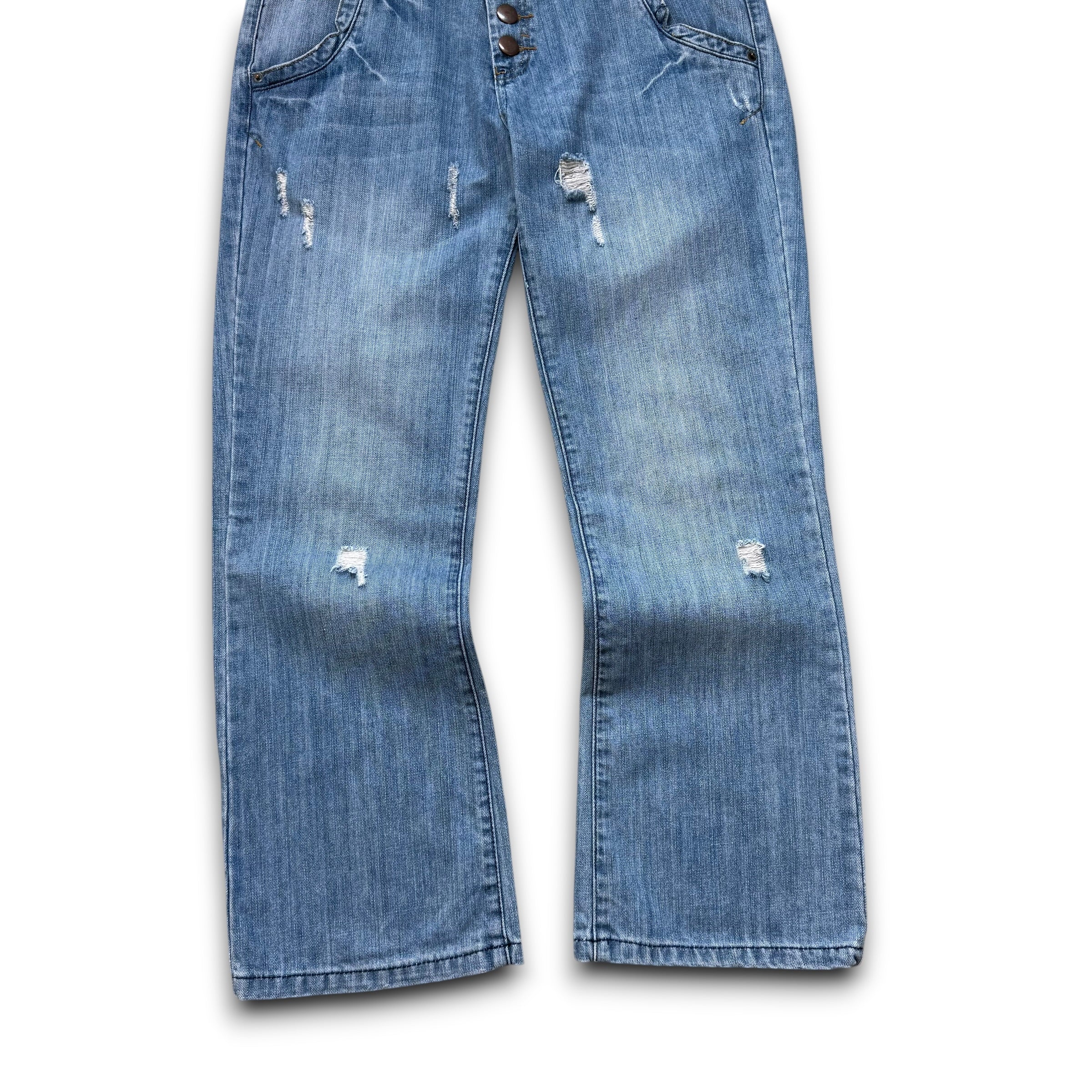 Bench 2000's button fly encore boyfriend fit denim jeans (S)