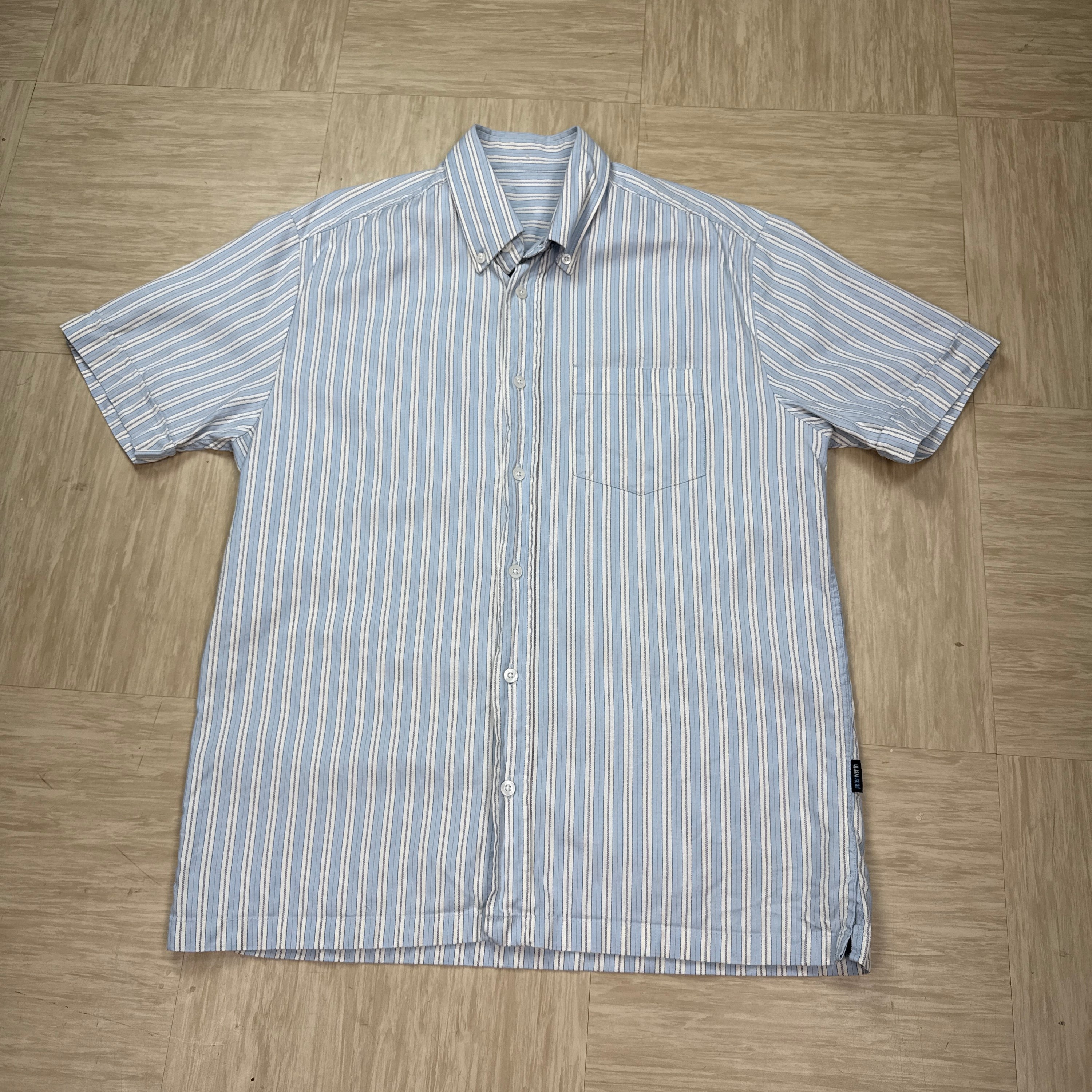 Peter werth button up striped shirt (S)