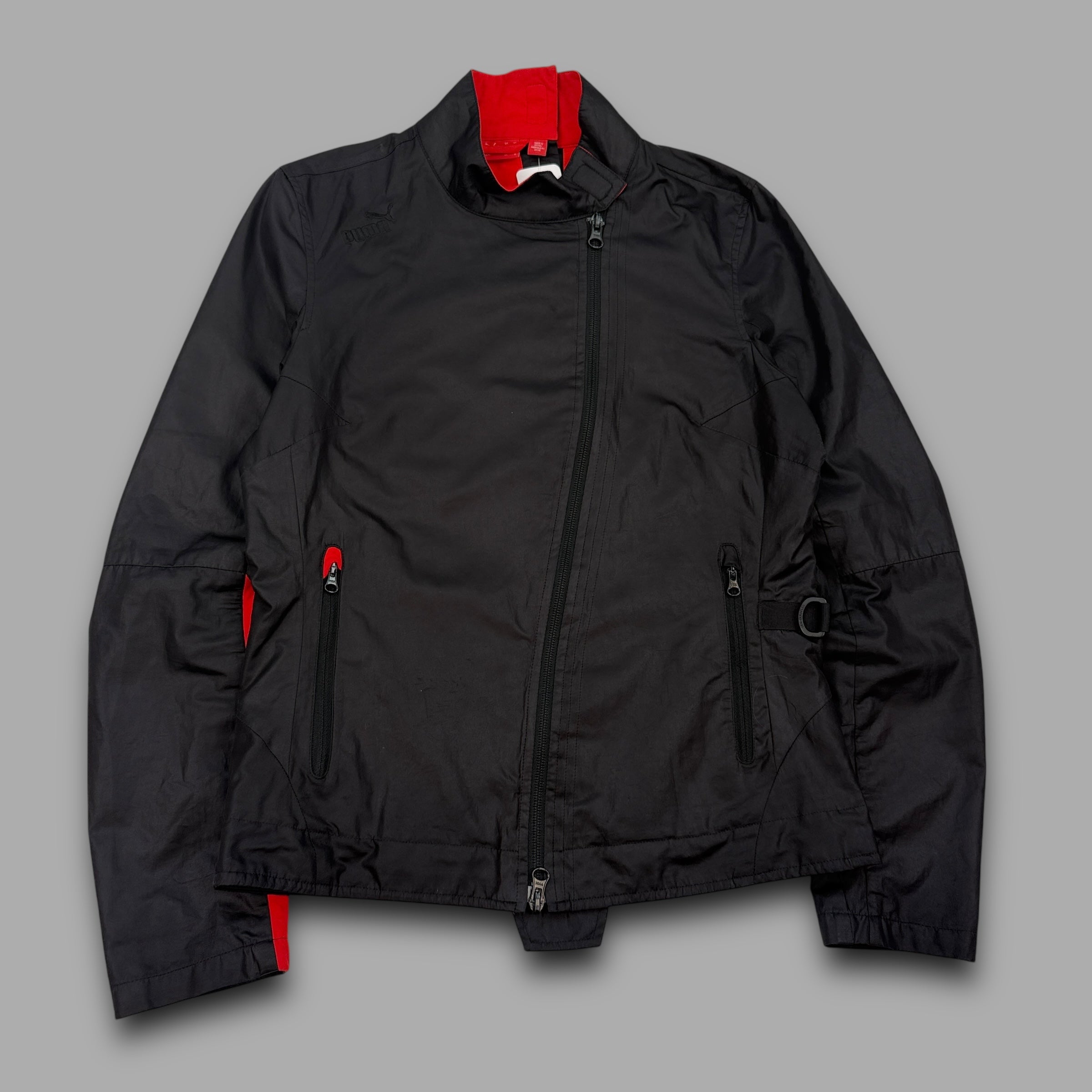 Puma 2000's technical asymmetrical zip track jacket (XS)