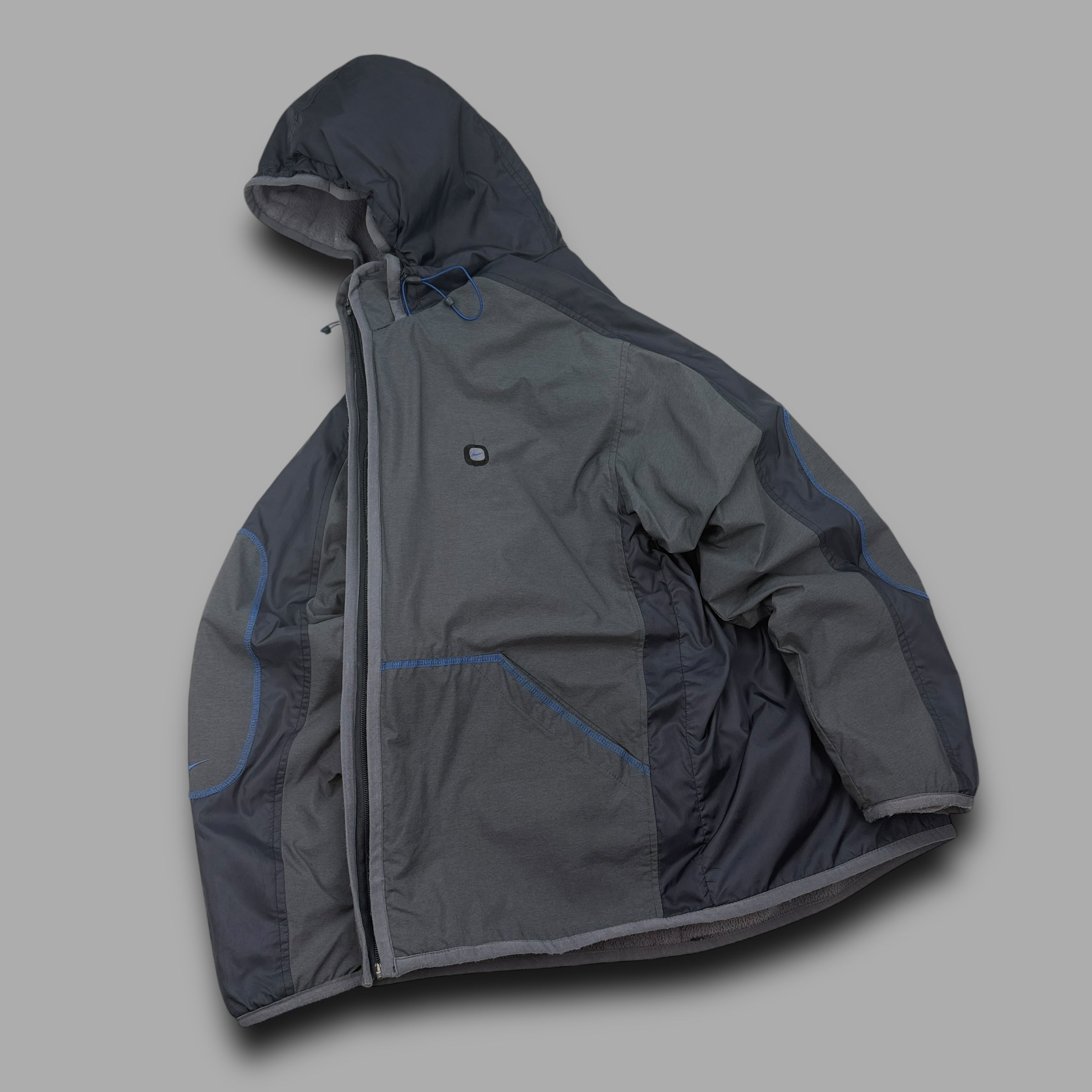 Nike presto 2000's technical panelled fleece lined jacket (S)