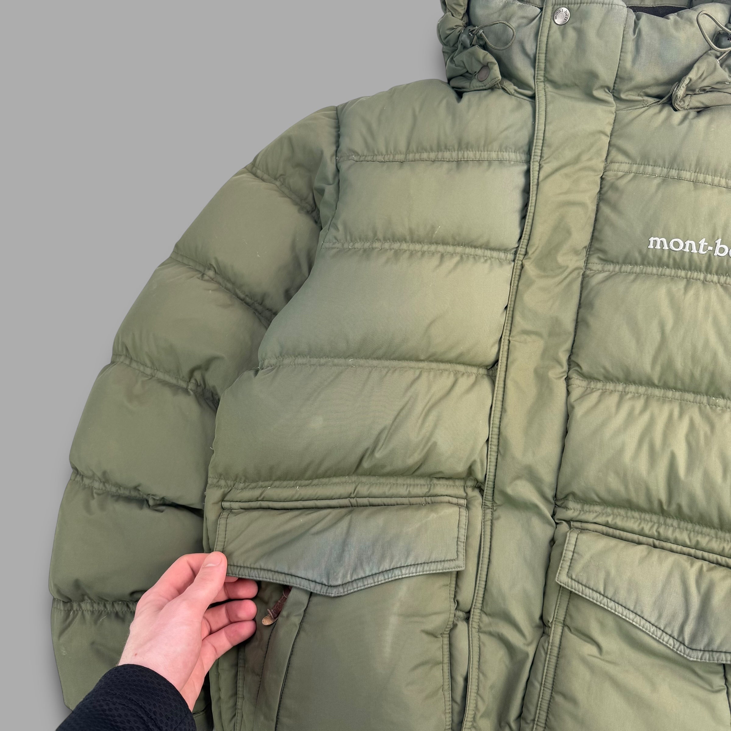 Montbell 2000's technical down-filled puffer jacket (M)