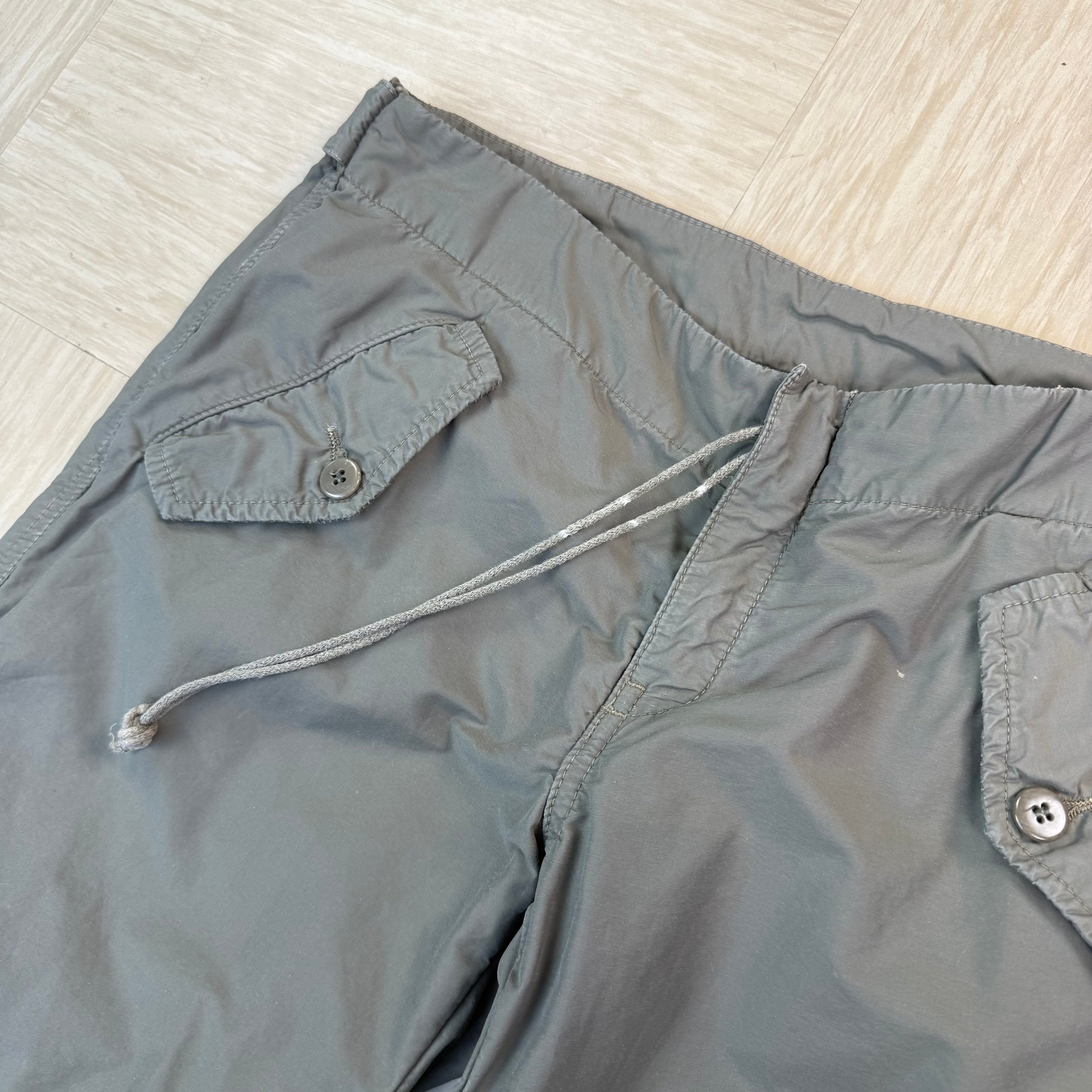 Diesel 2000's technical nylon baggy bottoms (S)