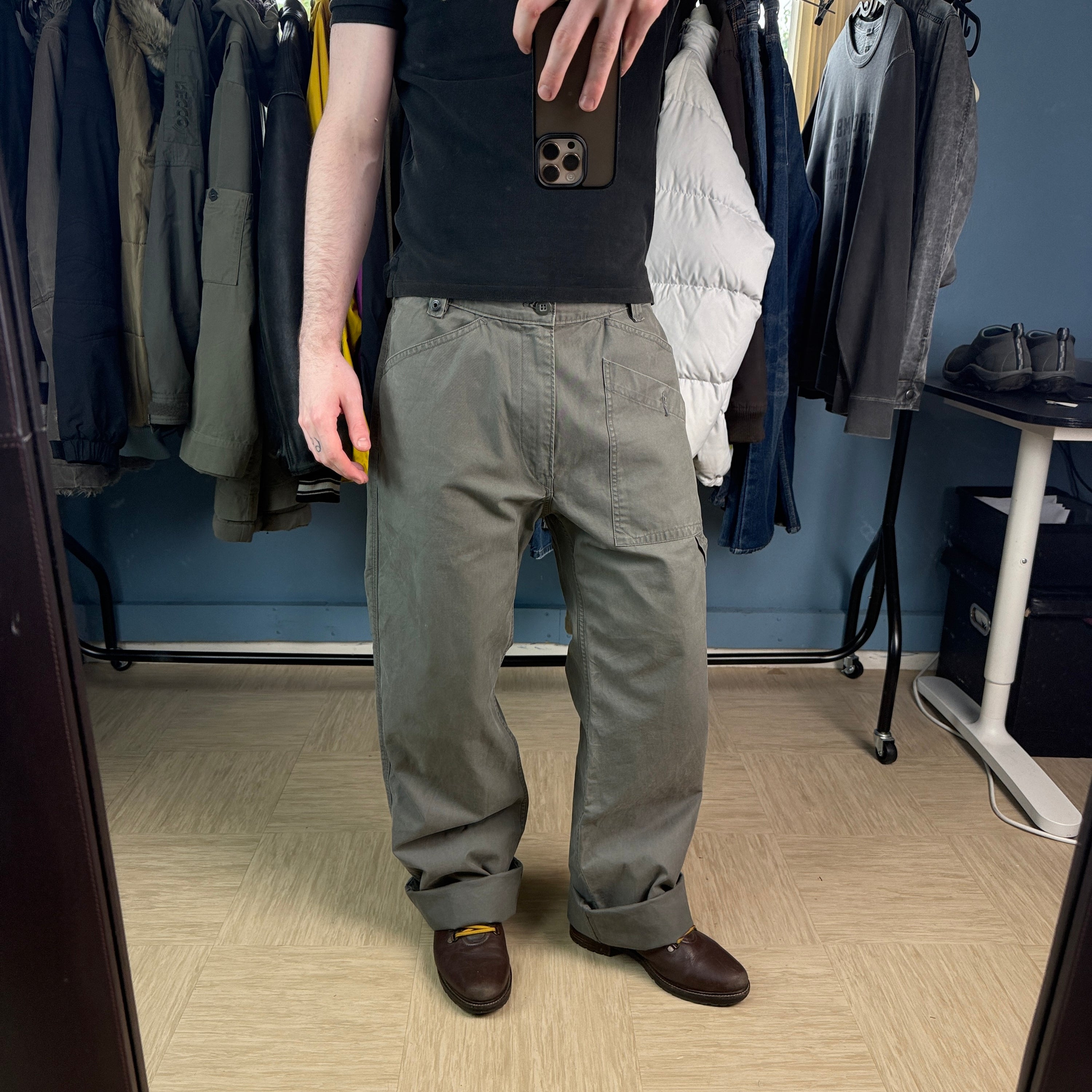 Diesel 2000's relaxed fit bootcut carpenter jeans (M)