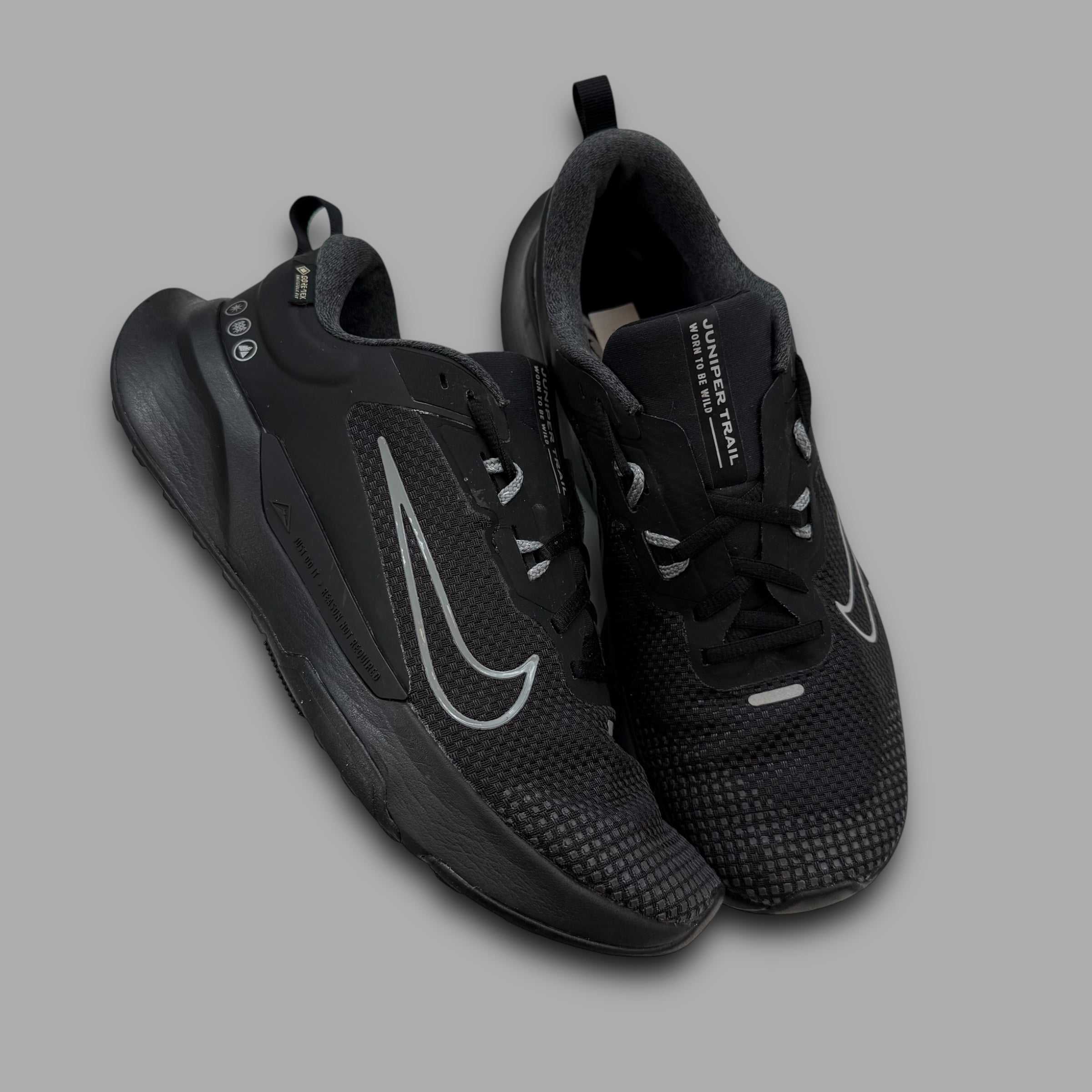 Nike juniper trail 2 gore-tex 'triple black' (UK9)