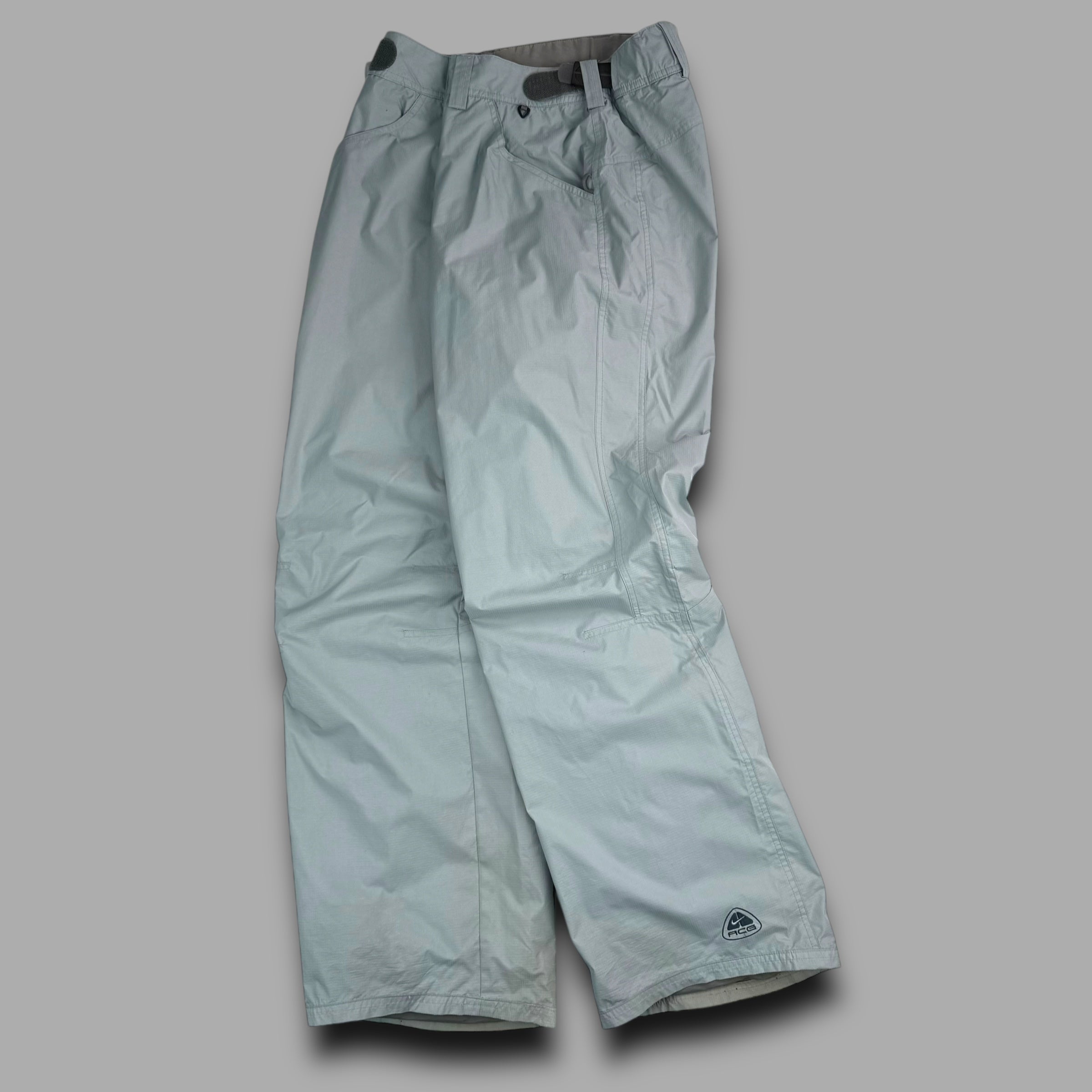 Nike ACG 2000's baggy nylon ripstop ski bottoms (L)