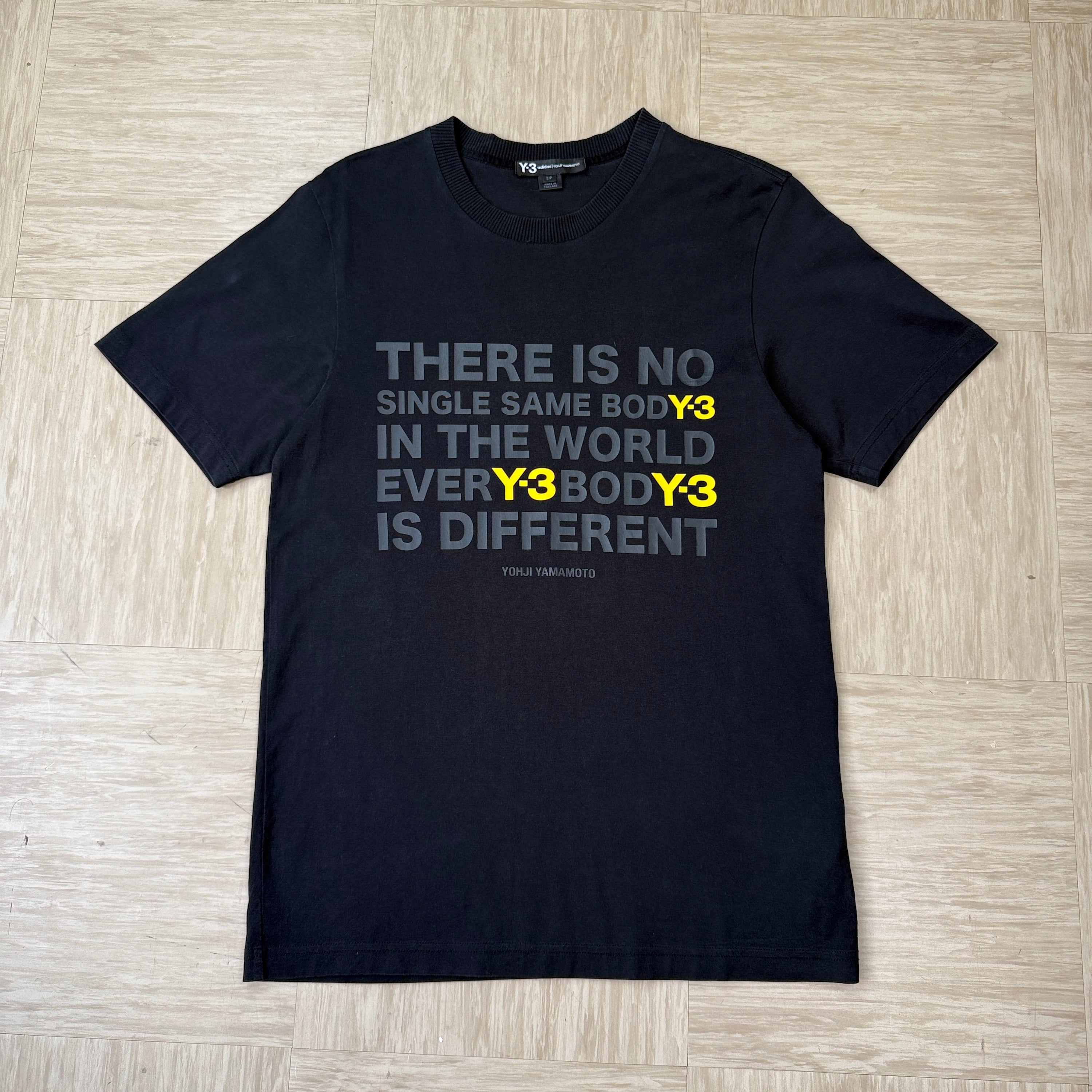 Adidas x Yohji Yamamoto 2018 graphic Y3 tee (S)