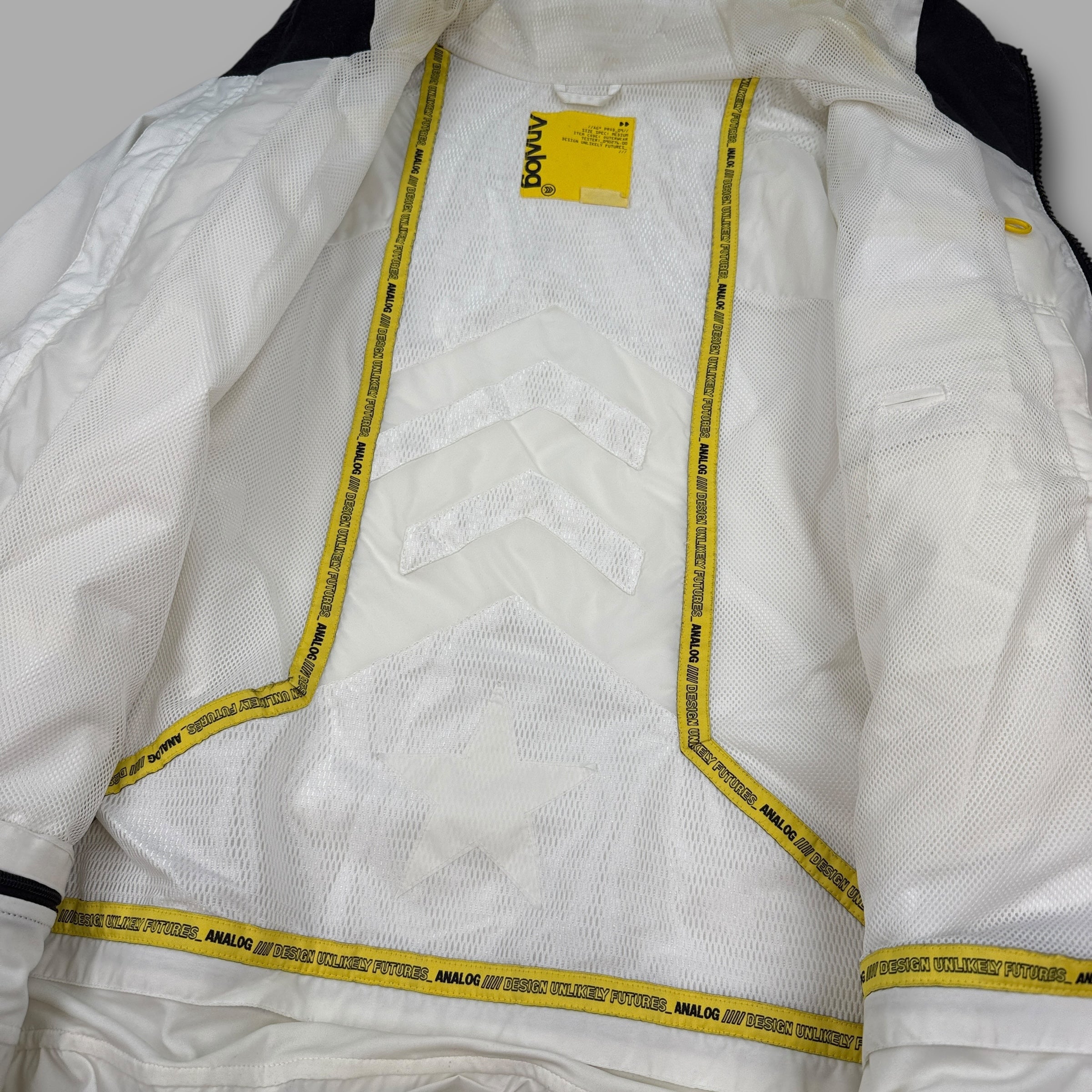 Burton analog 2000's technical multi-pocket softshell ski jacket (M)