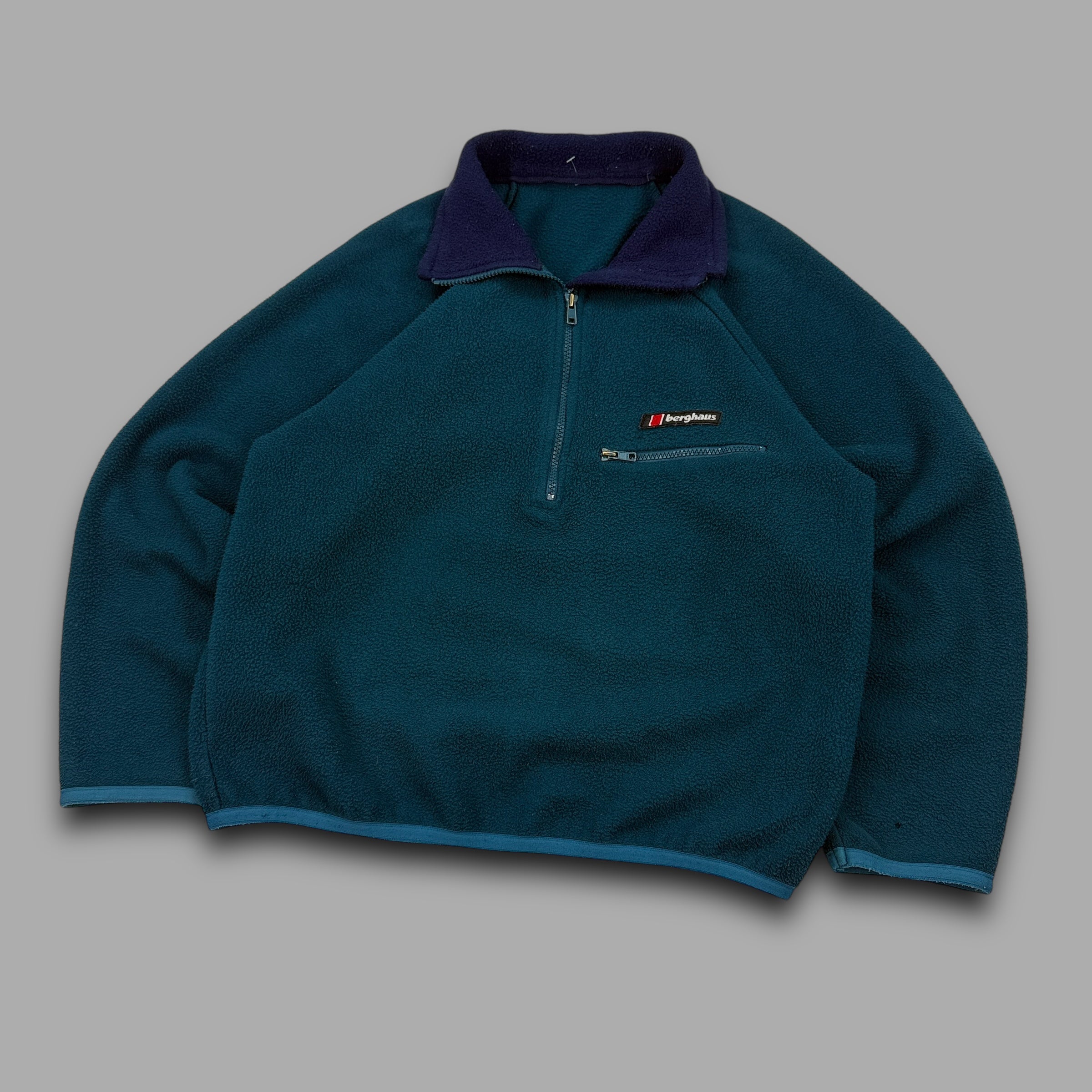 Berghaus 1990's 1/4 zip pullover fleece (S)