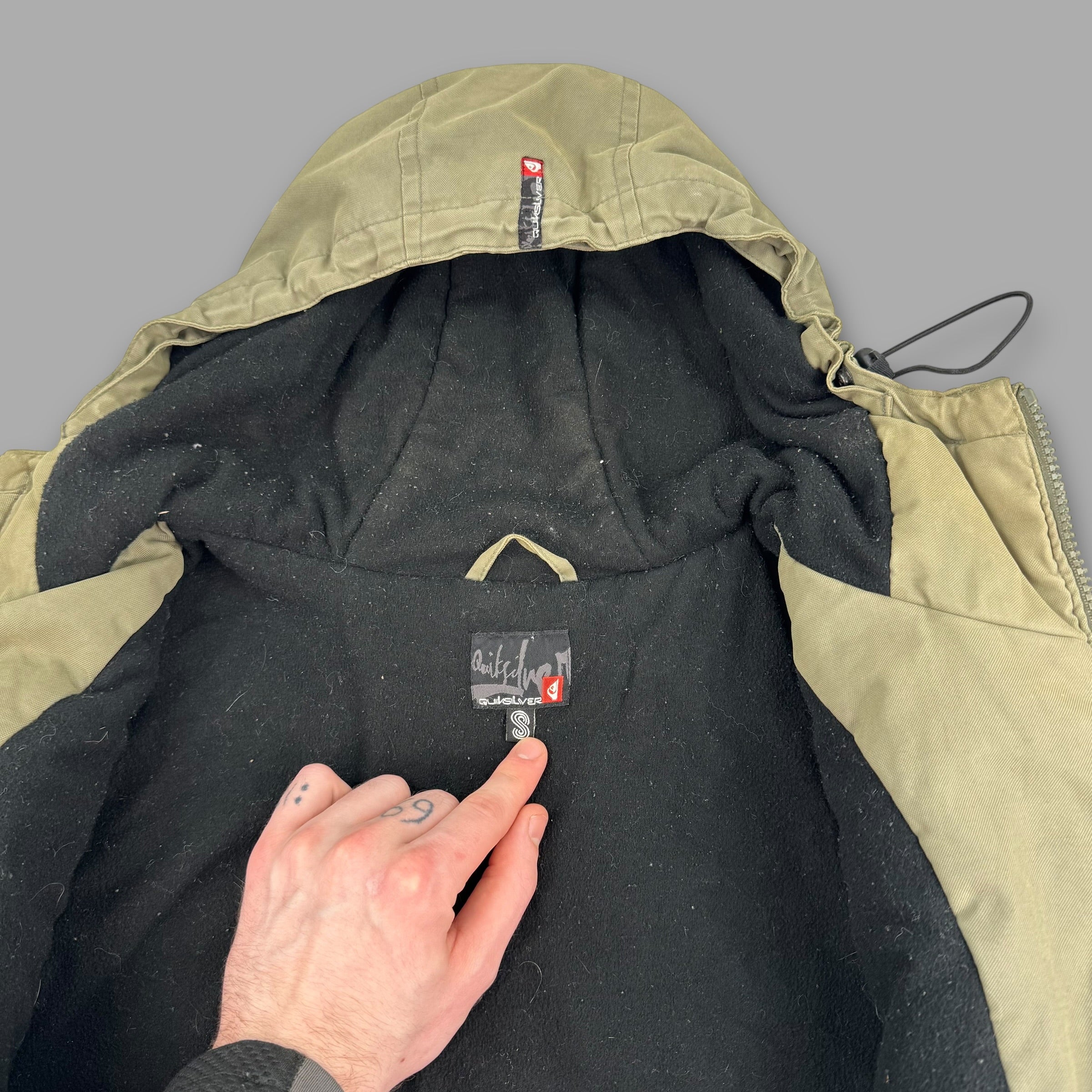 Quiksilver 2000's technical multi-pocket park jacket (S)