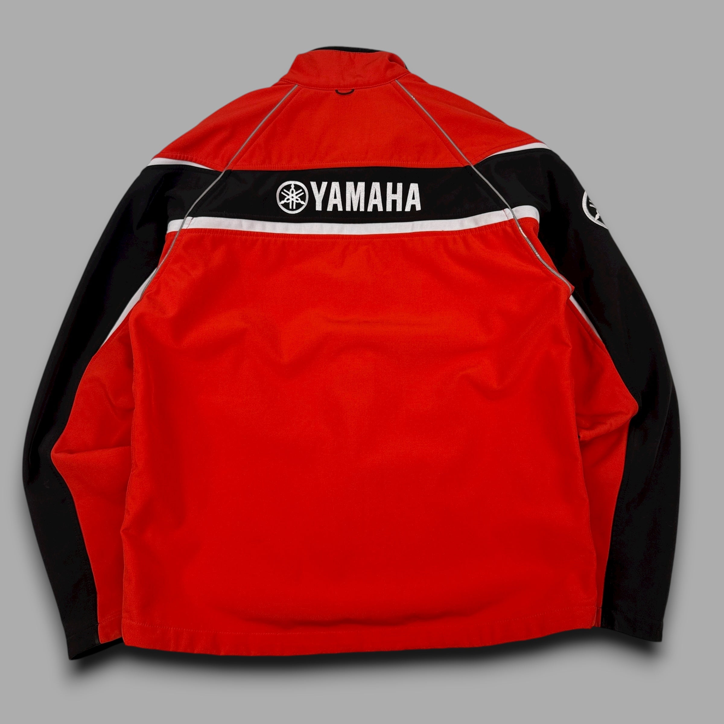 Yamaha 2000's technical softshell embroidered spellout jacket (M)