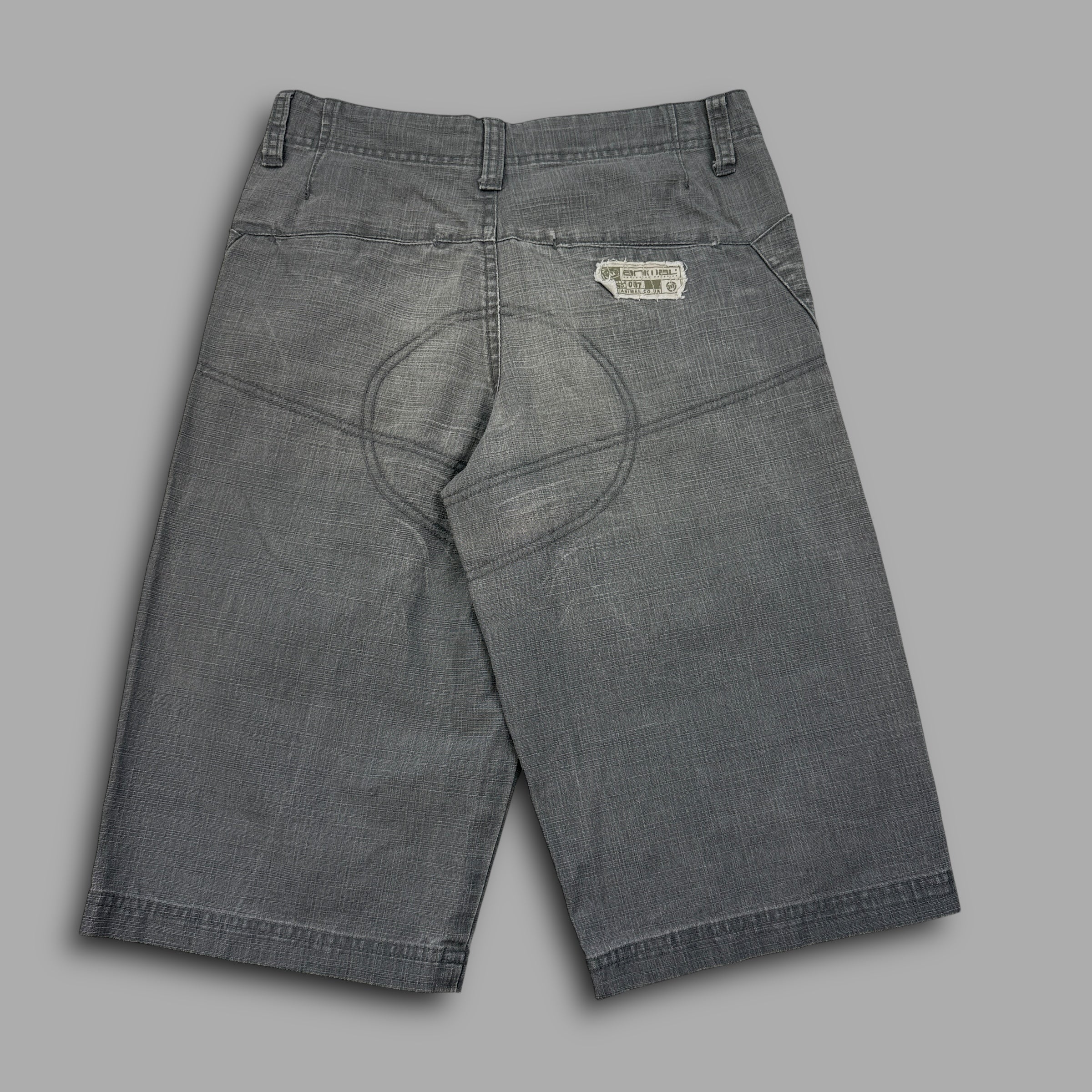 Animal 2000's wide leg baggy cargo shorts (S)