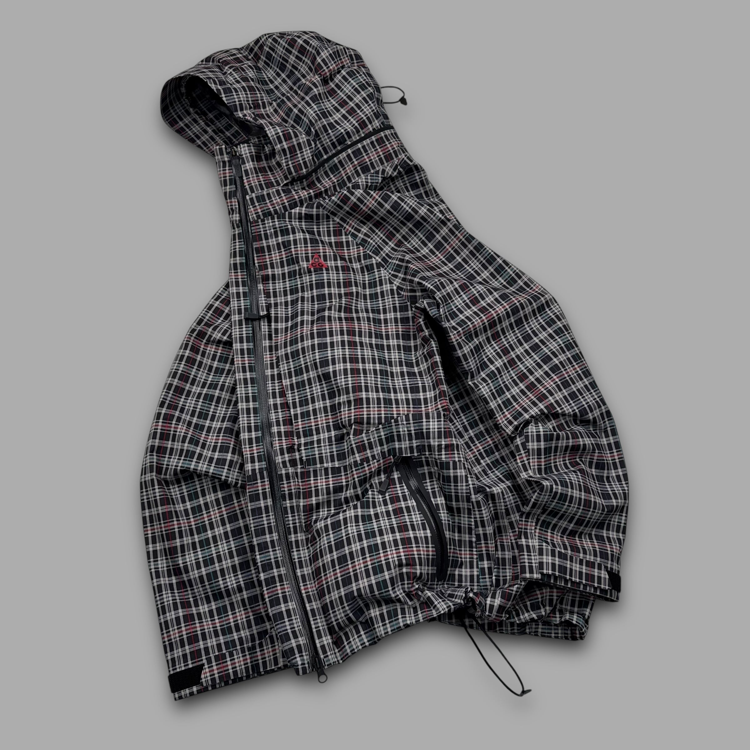 Nike ACG 2000's technical plaid taped seams shell jacket (M