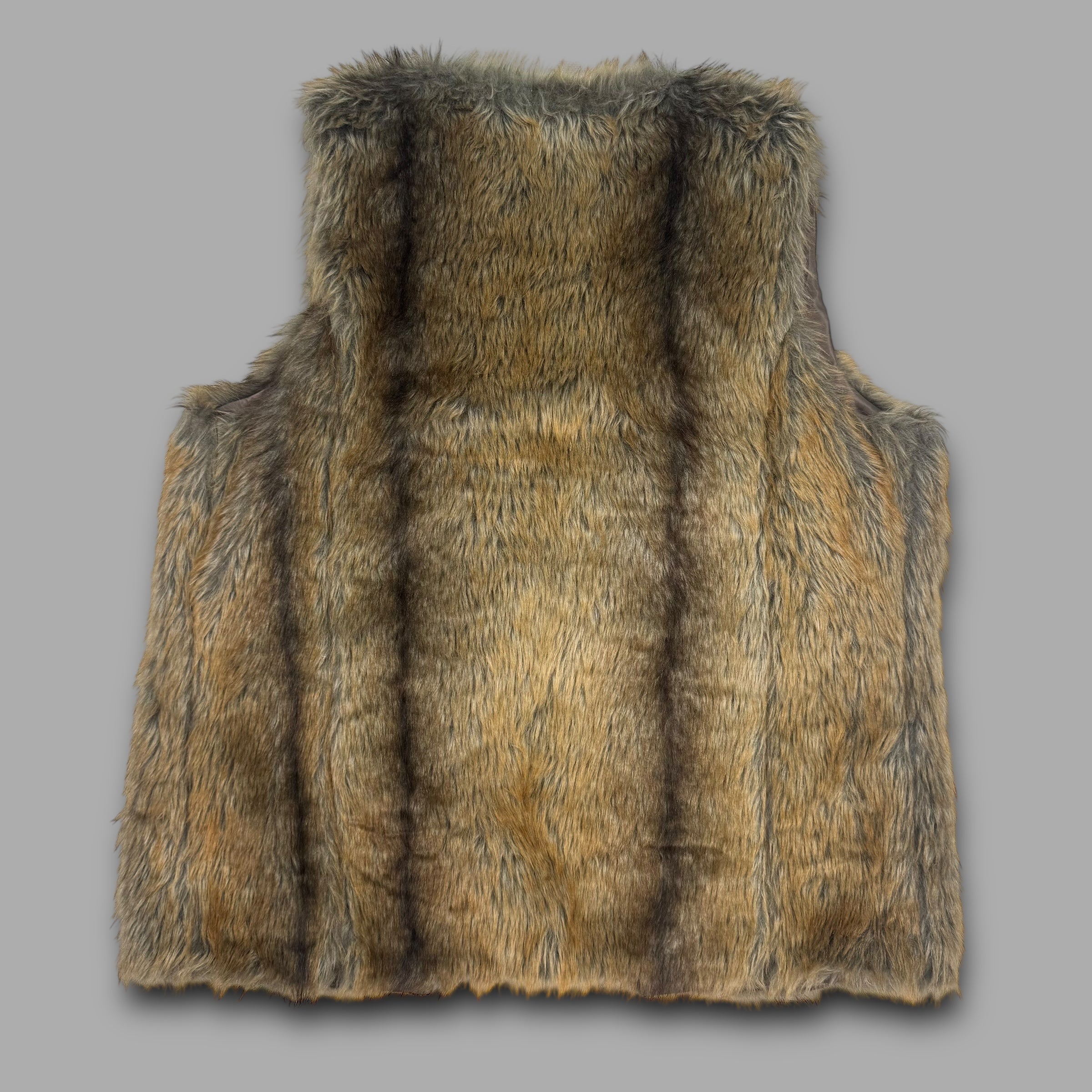 Faux fur 2000's pullover gilet (L) wms