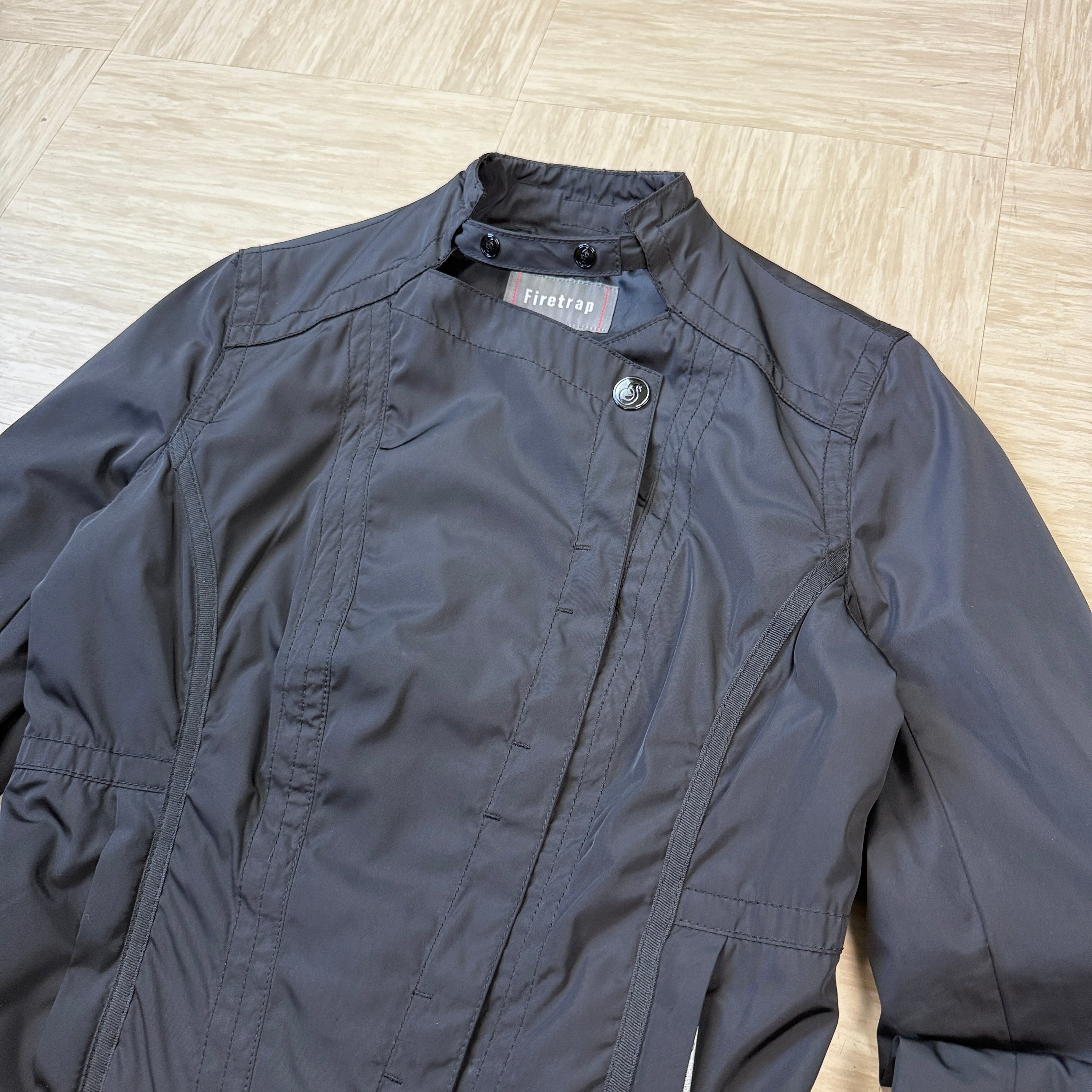 Firetrap 2000's technical high neck fitted cropped jacket (S) wms