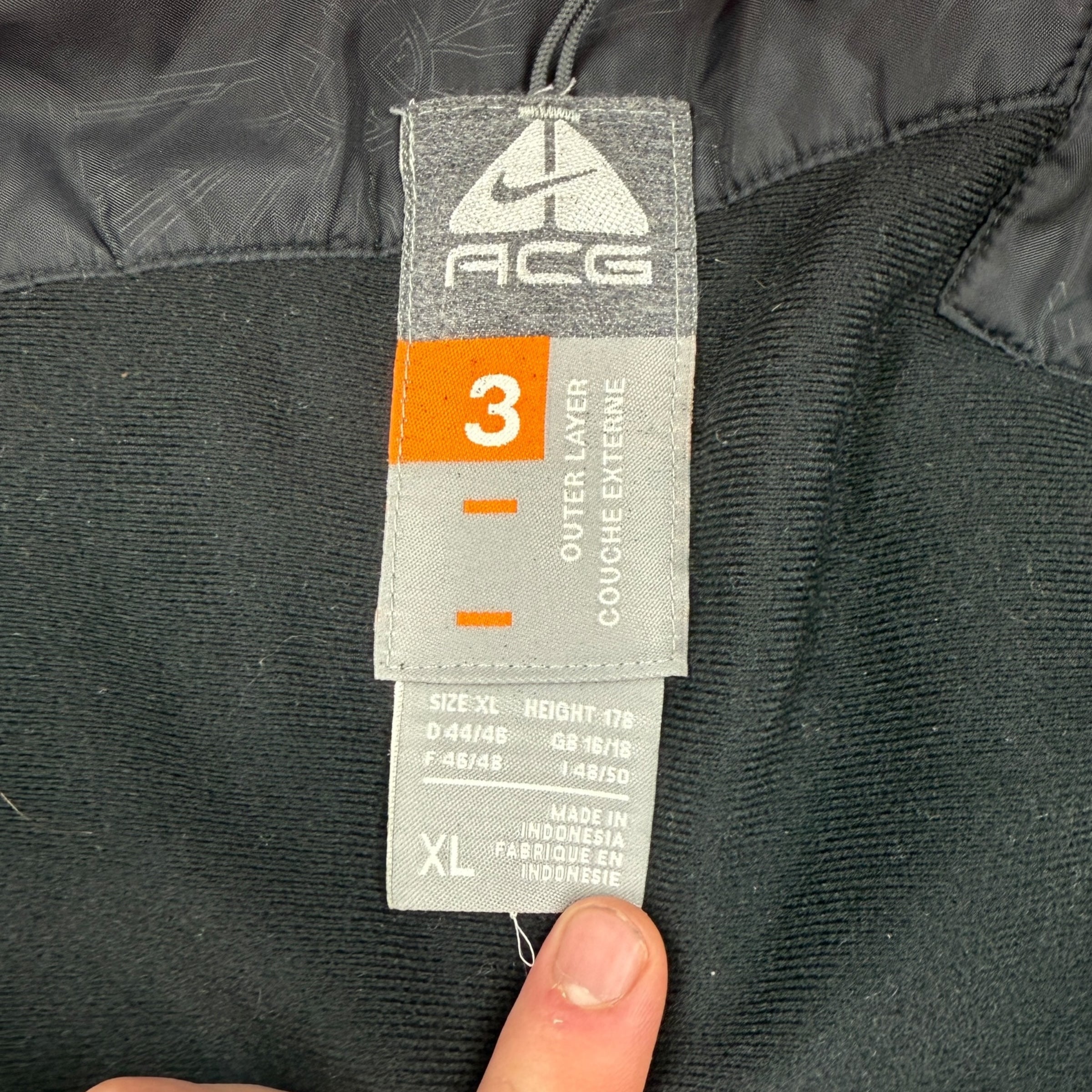 Nike ACG 2000's technical panelled softshell ski jacket (XL) wms