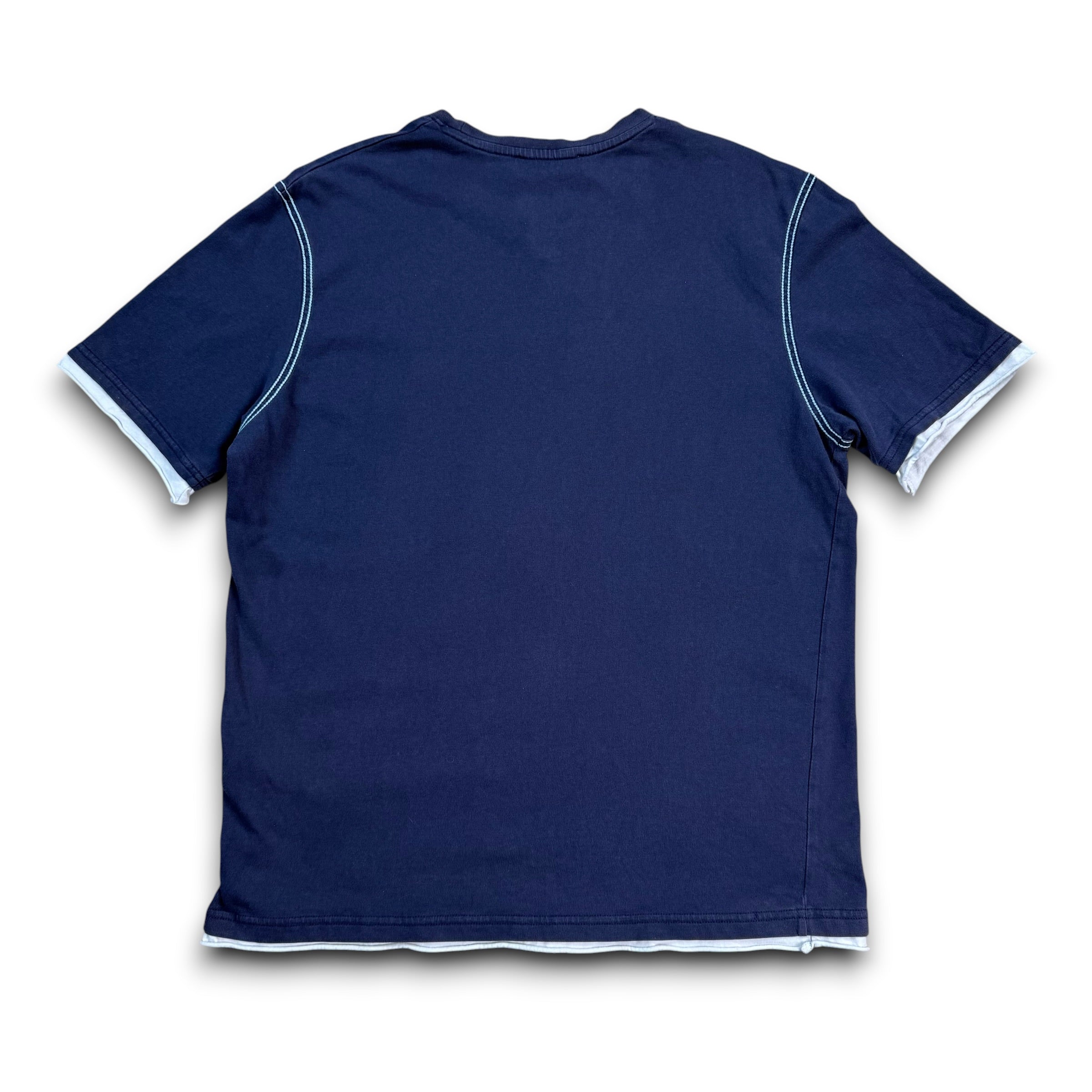 Yves saint laurent 2000's embroidered YSL cotton tee (M)