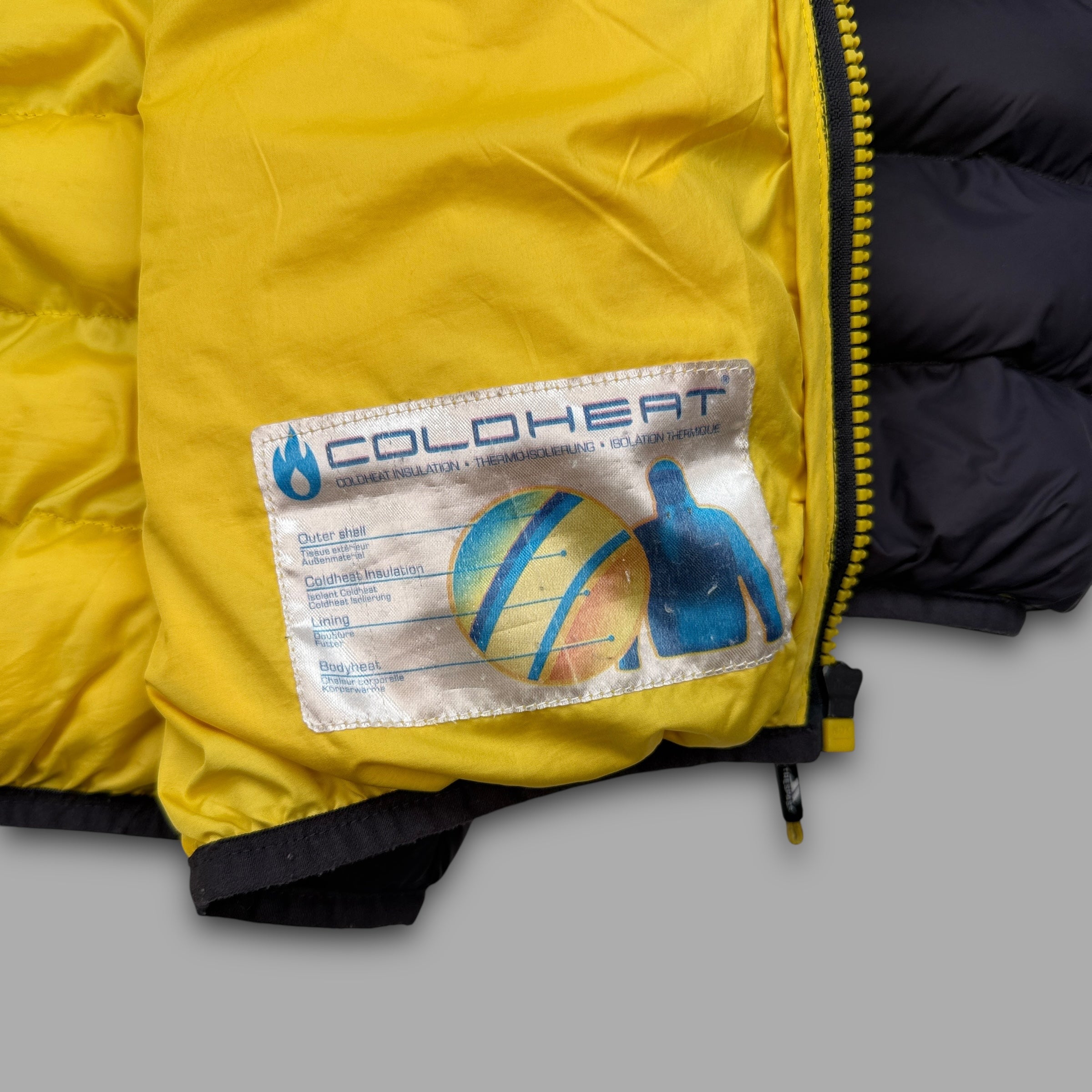 Trespass 2000's downfilled zip-up puffer jacket (S)