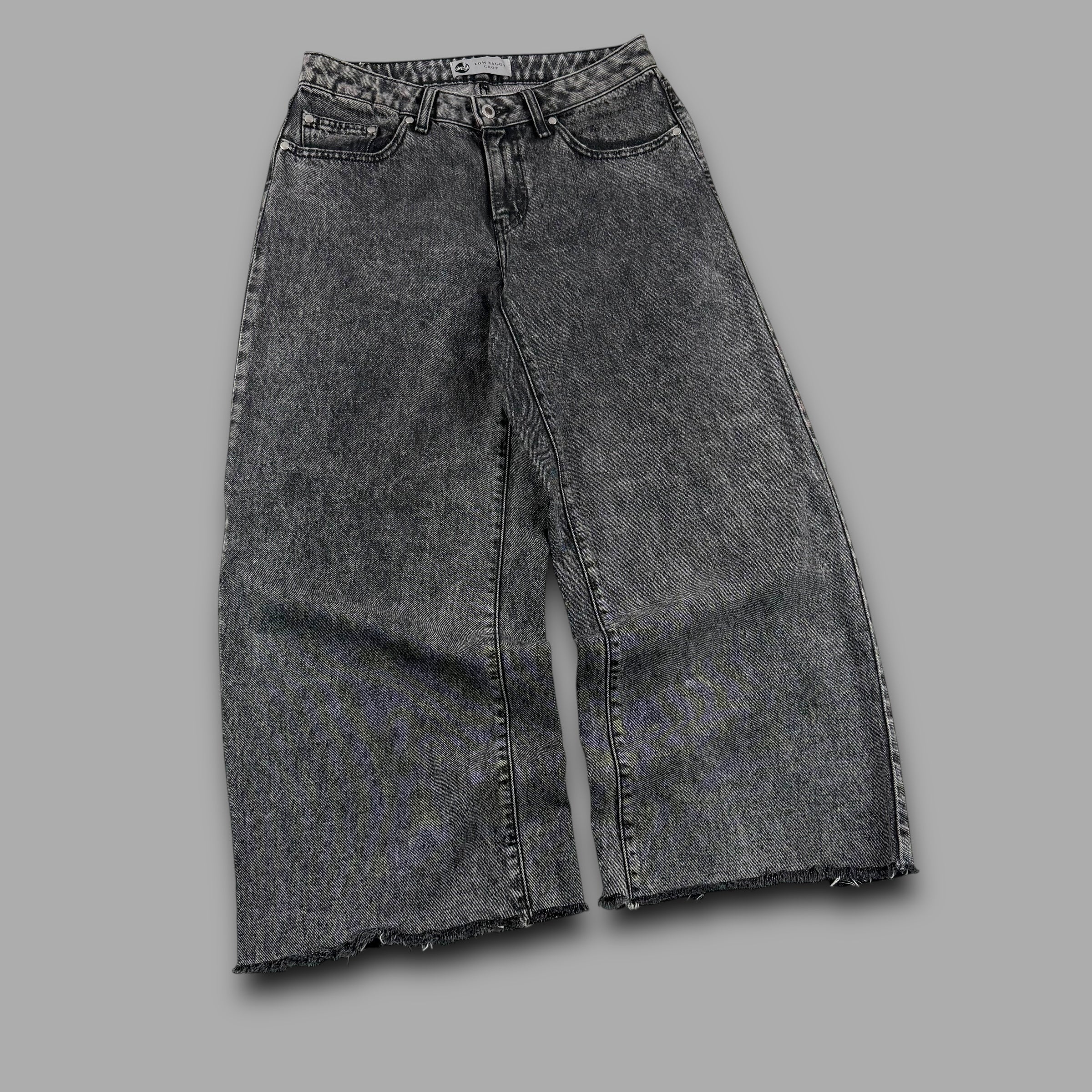 Levi's silver tab 2000's baggy low rise cropped denim jeans (S