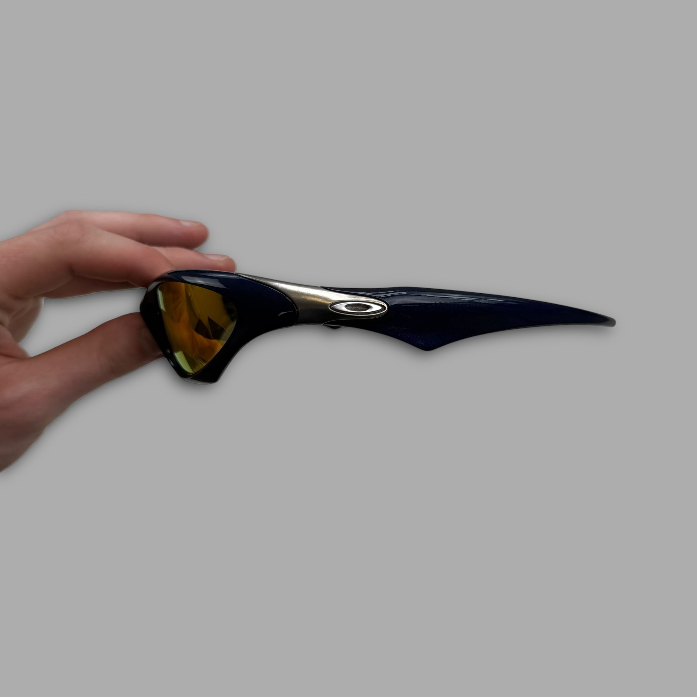 Oakley Scar blue frame with iridium lenses (OS)