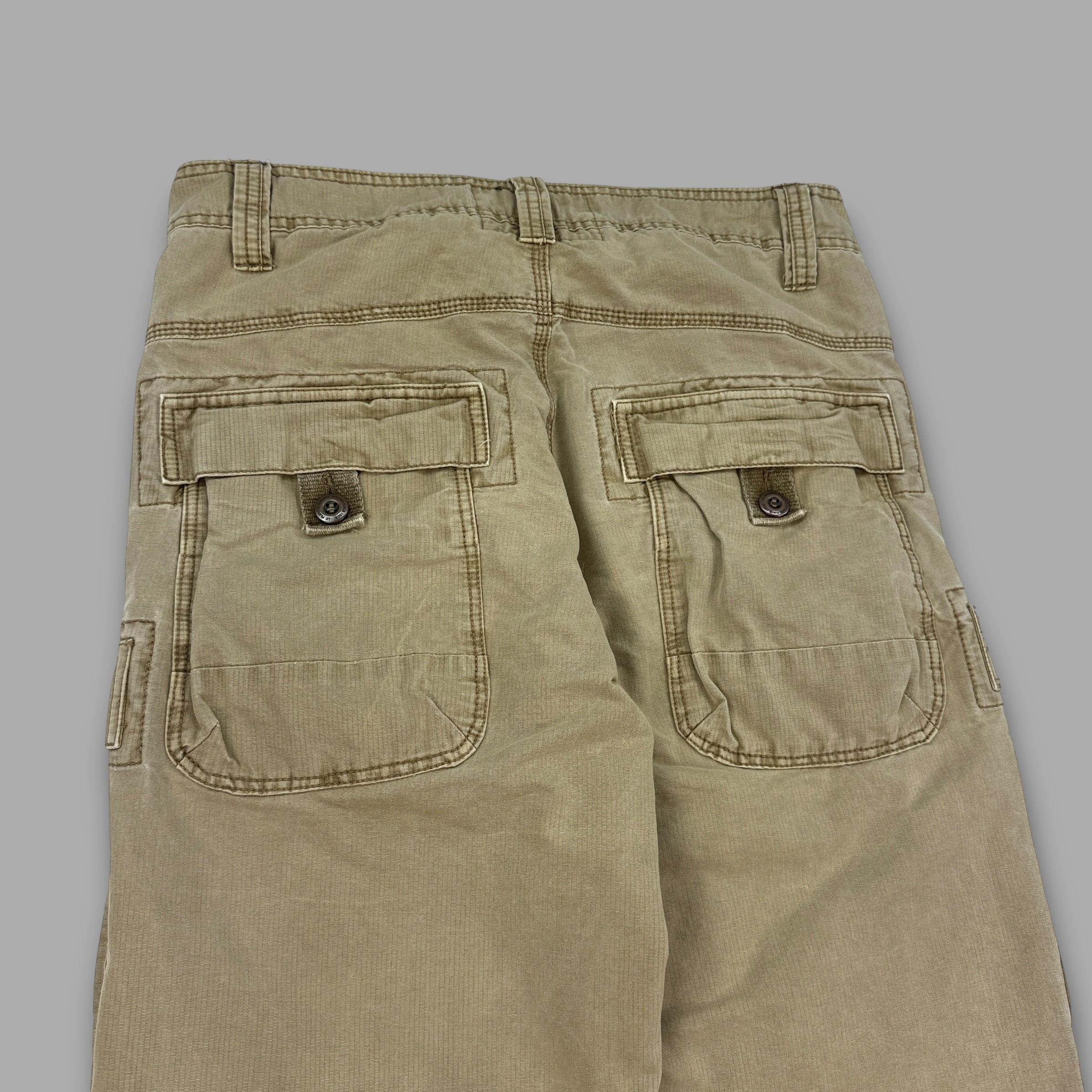 Lee 2000's contrast stitch straight leg cargo trousers (S)