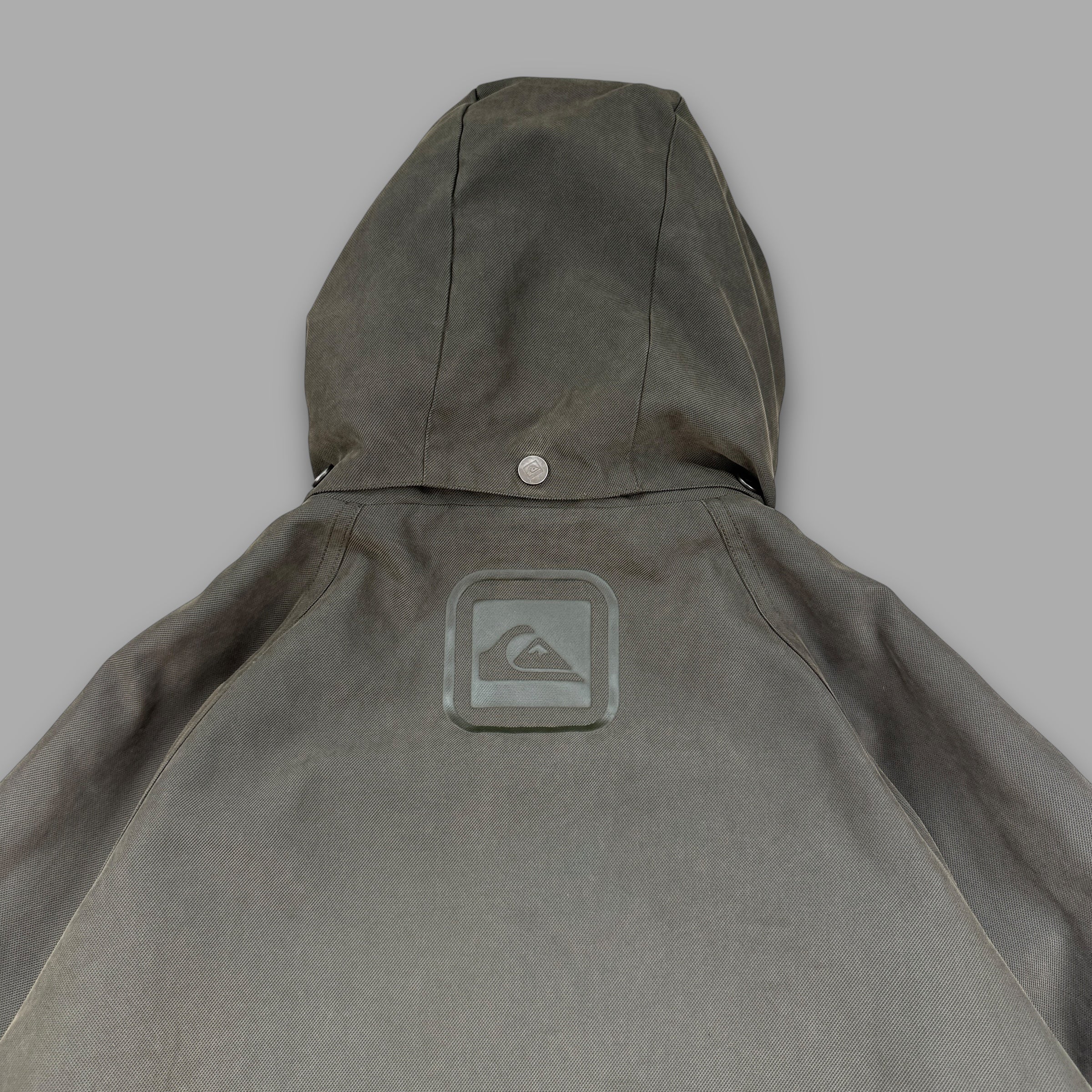 Quiksilver 2000's technical multi-pocket parka jacket (L)