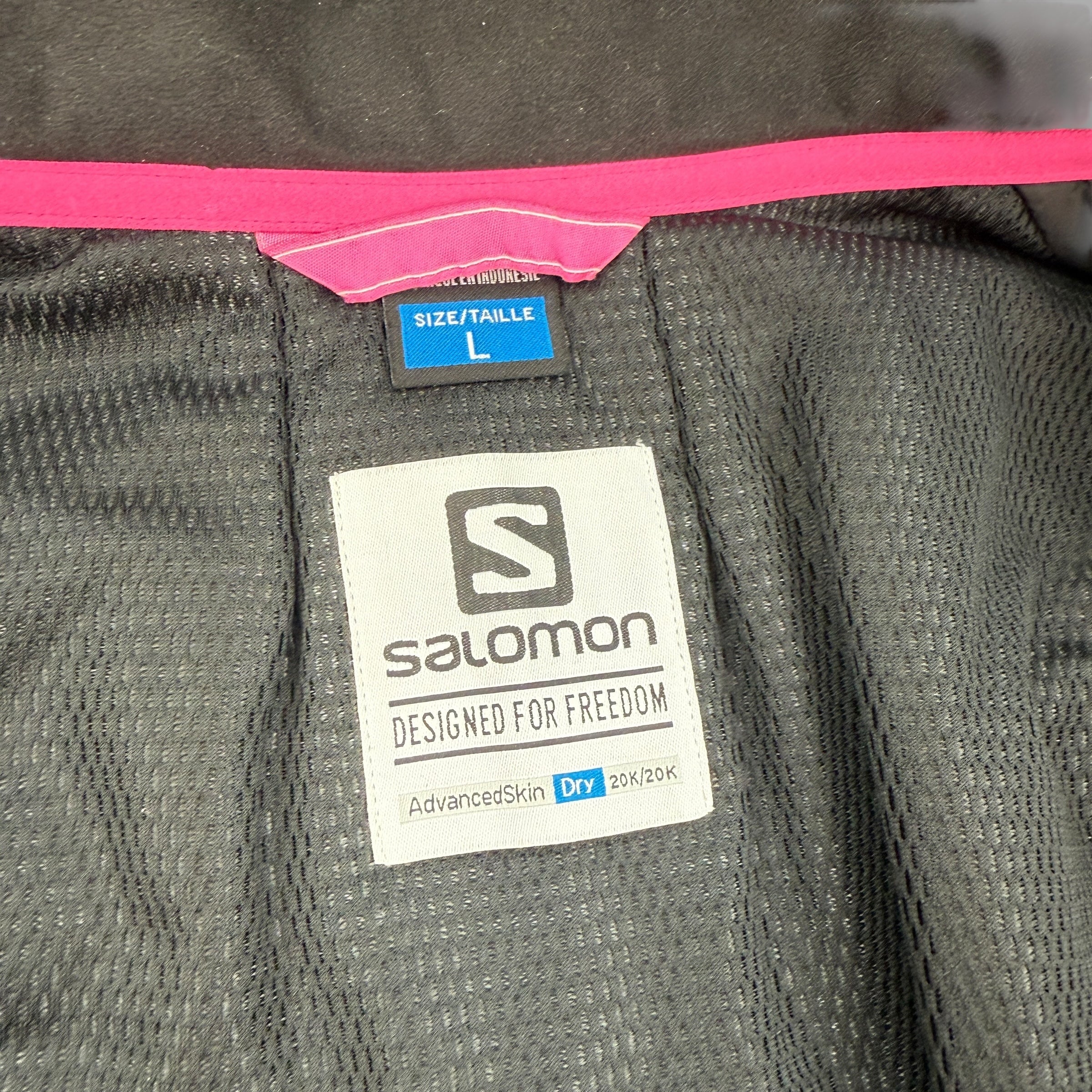 Salomon 2017 technical advanced skin softshell ski jacket (L) wms