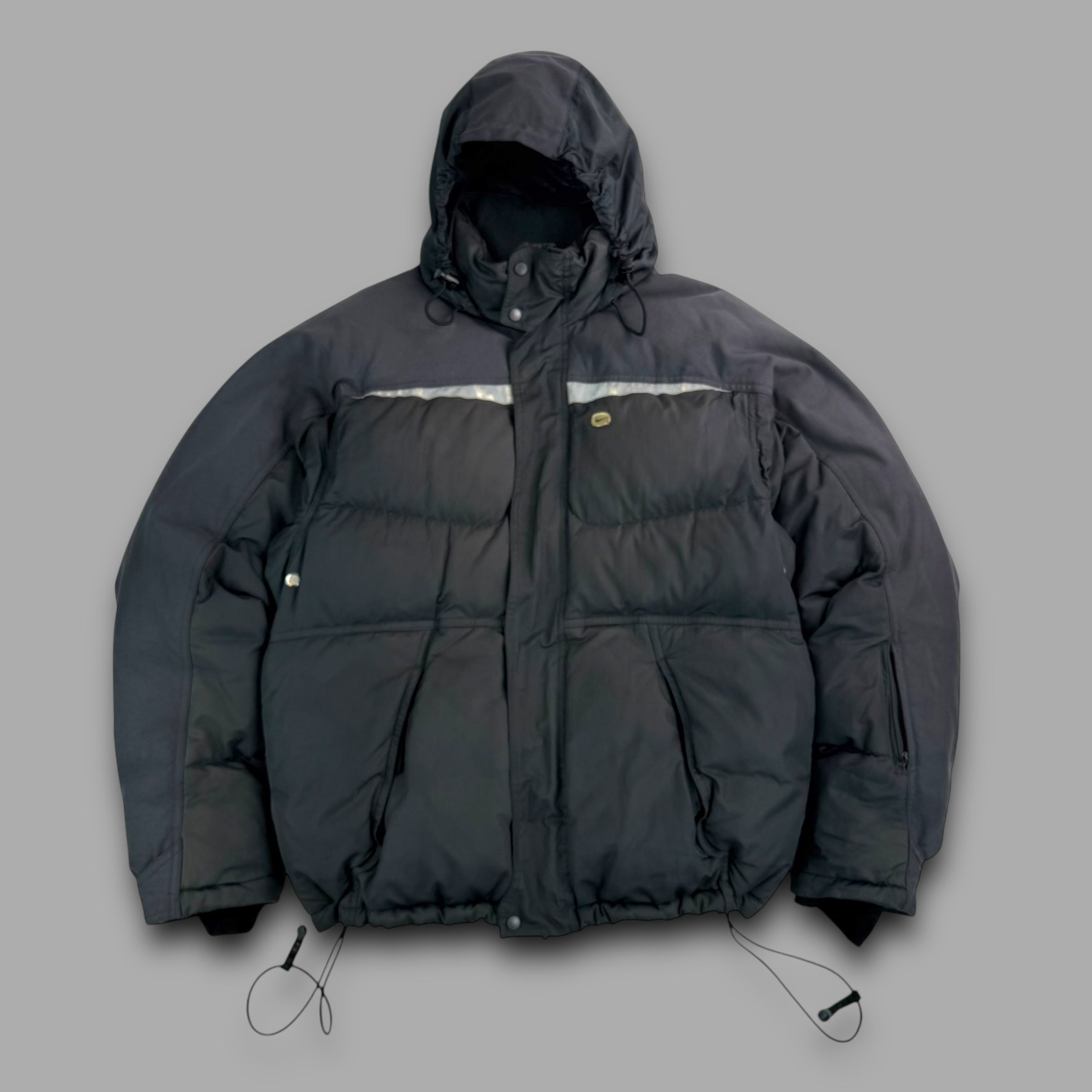 Nike 2000's sporting excellence down-filled panelled puffer jacket (M)