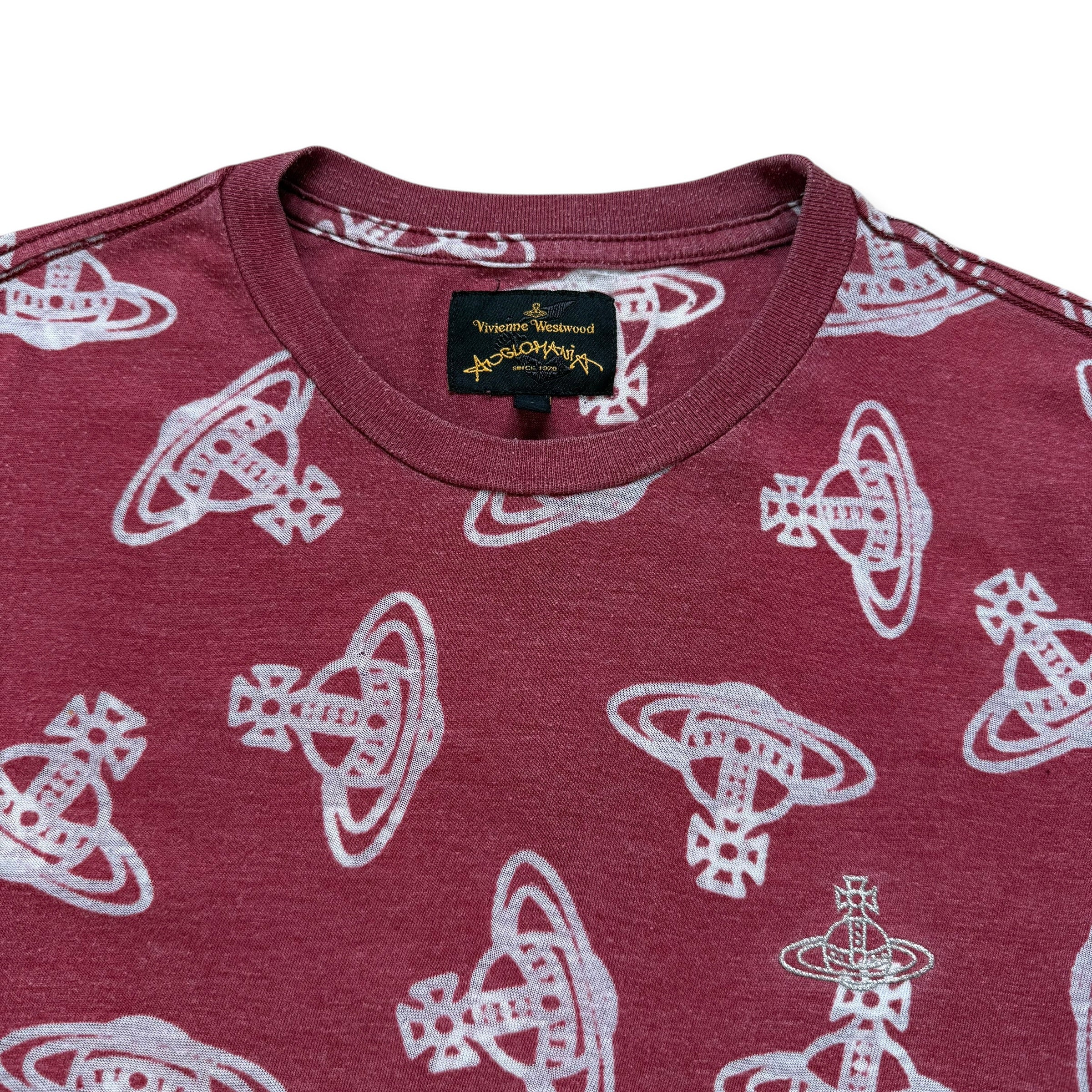 Vivienne Westwood 2000's graphic monogram orb tee (S)