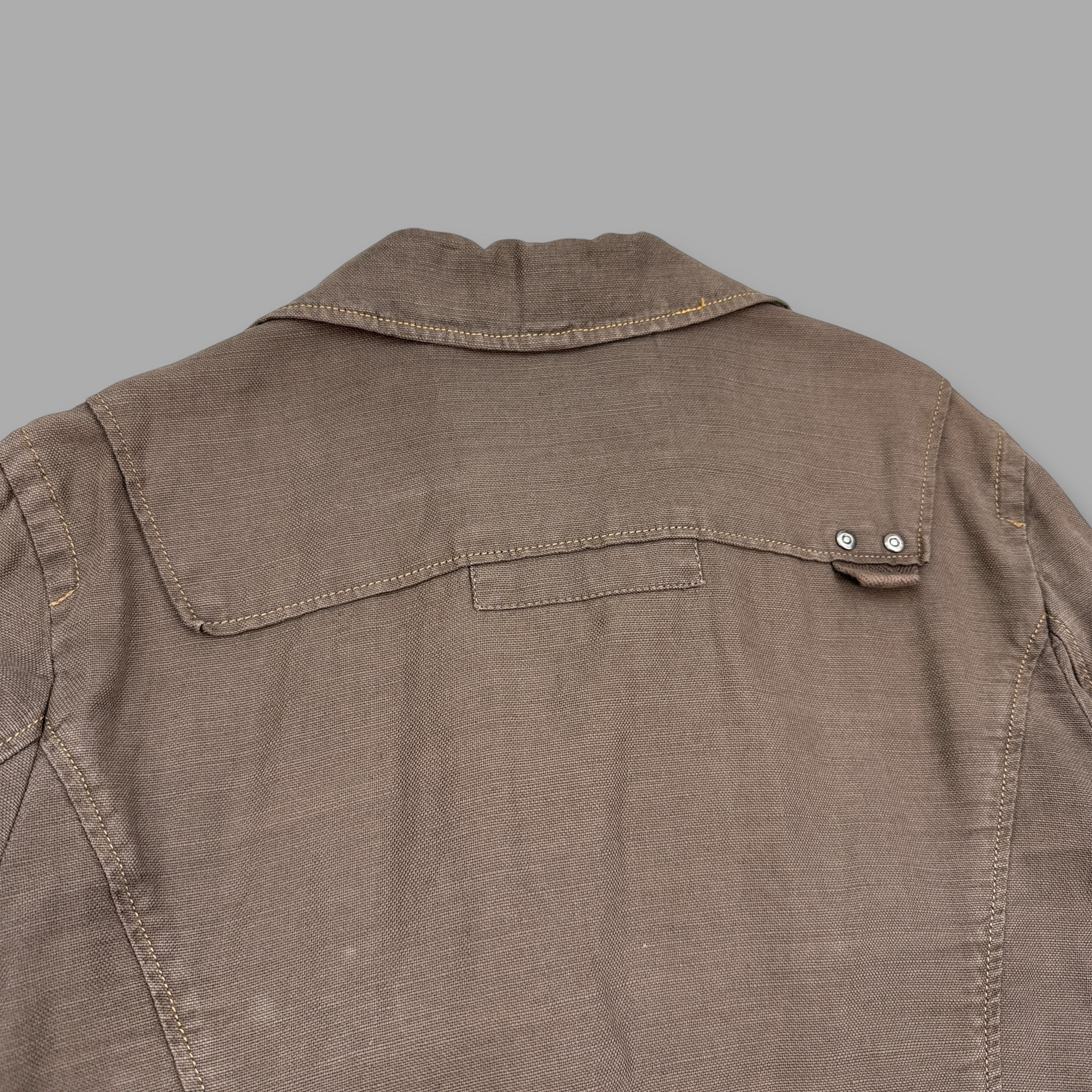 Miss Sixty 2000's double breasted asymmetrical army jacket (XL) wms