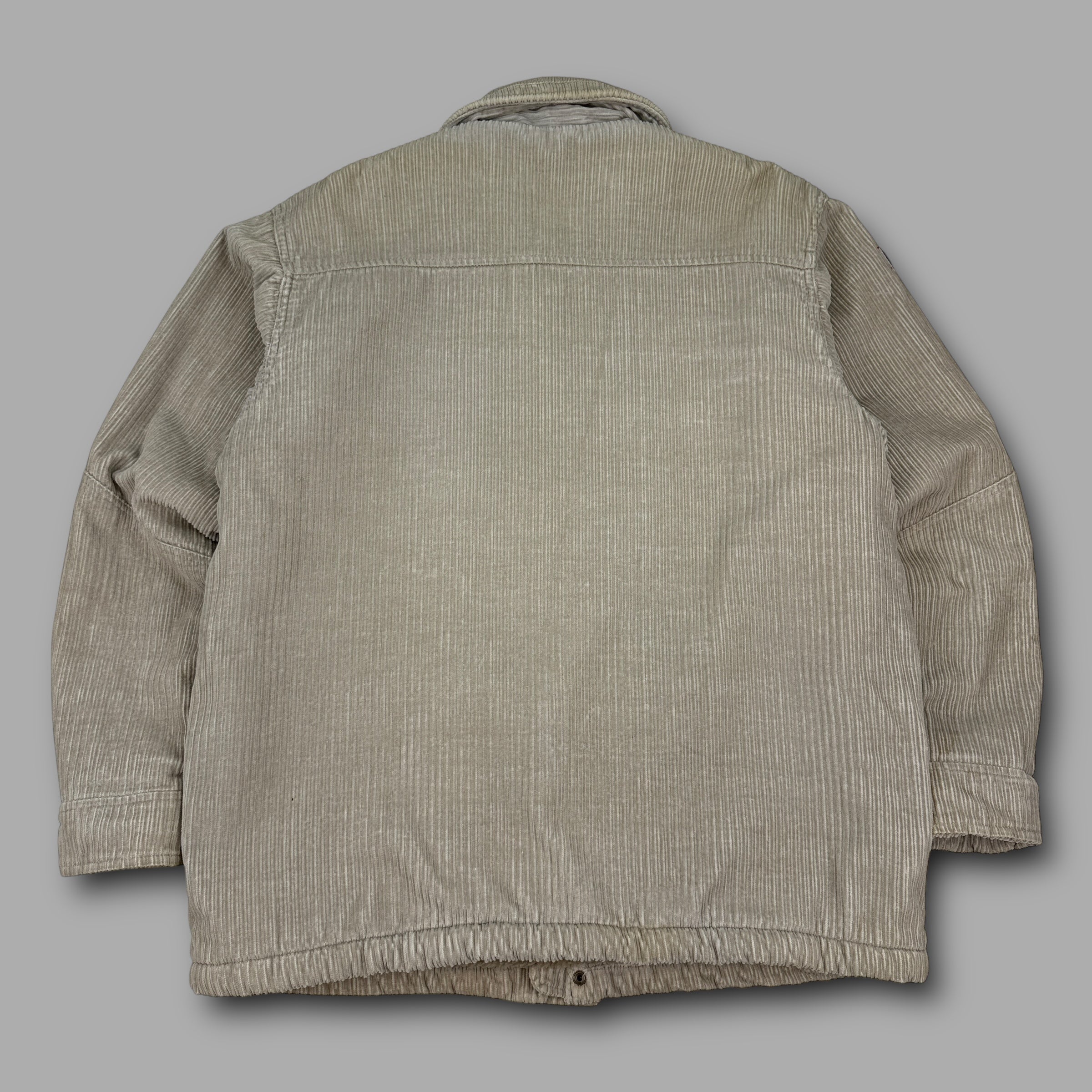 Quiksilver 2000's corduroy multi-pocket zip up jacket (M)