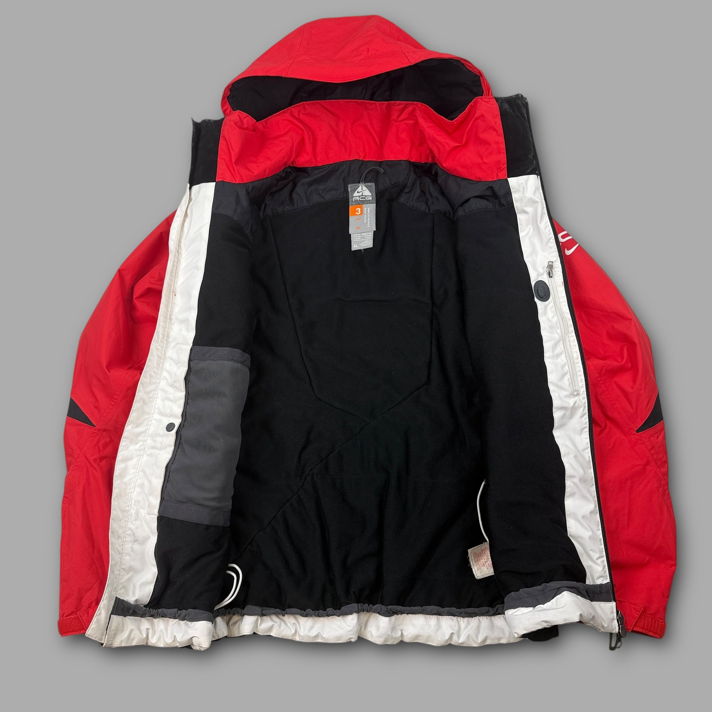 Nike ACG 2000's technical panelled softshell ski jacket (XL) wms