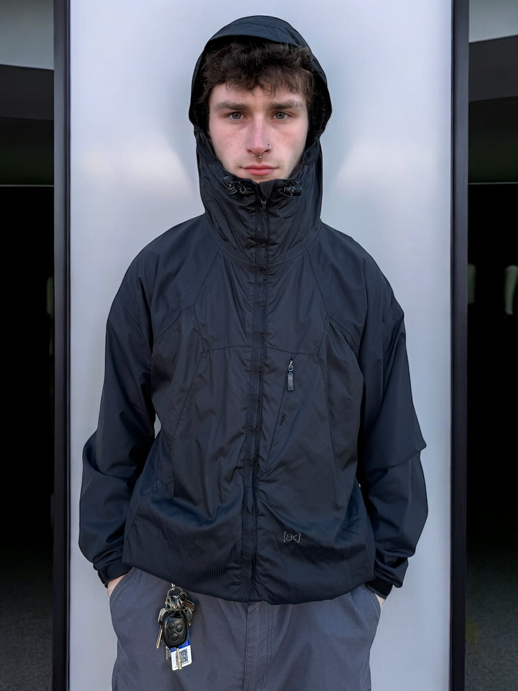 Burton AK 2000's technical softshell ski jacket (M)