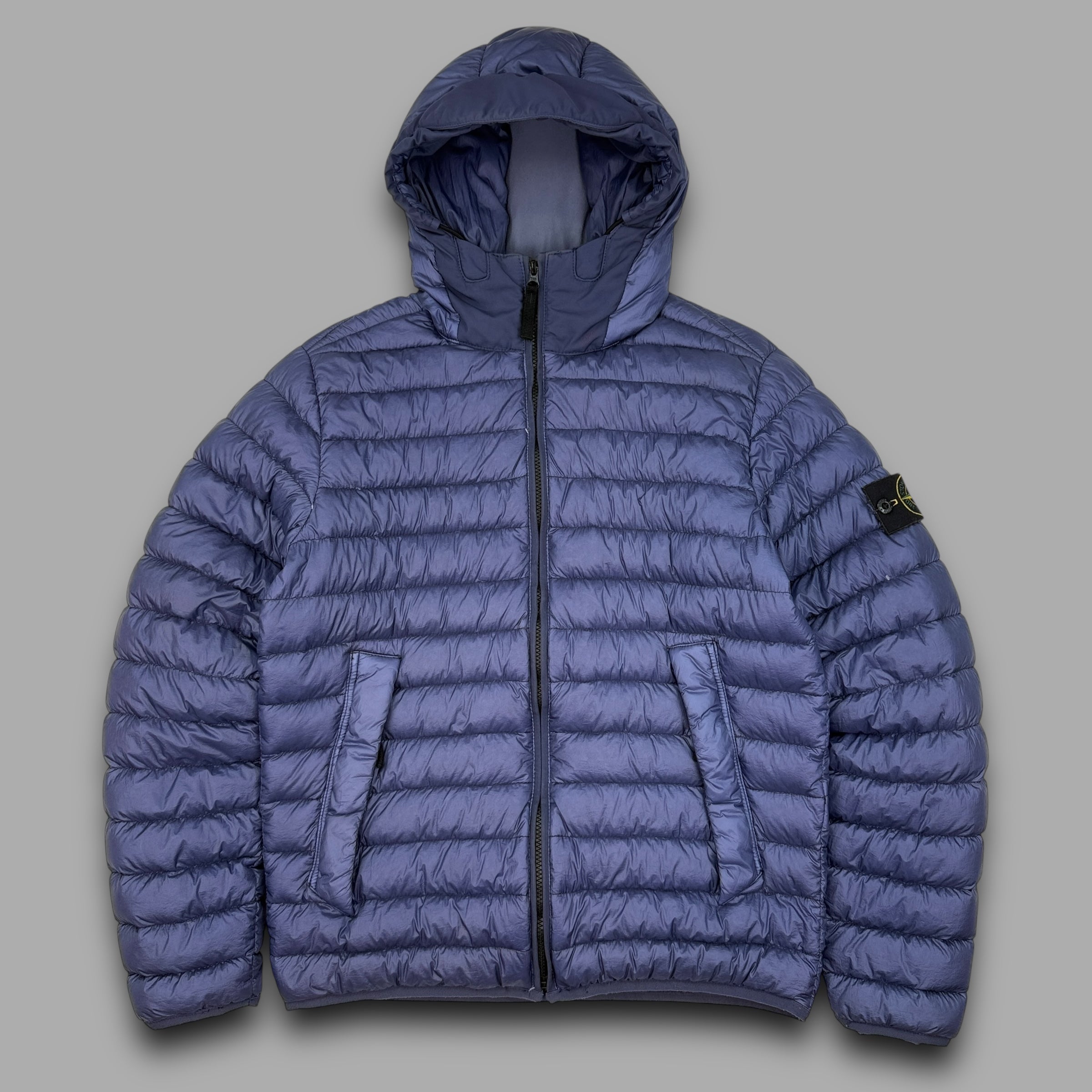 Stone island garment dyed downfilled puffer jacket (M)