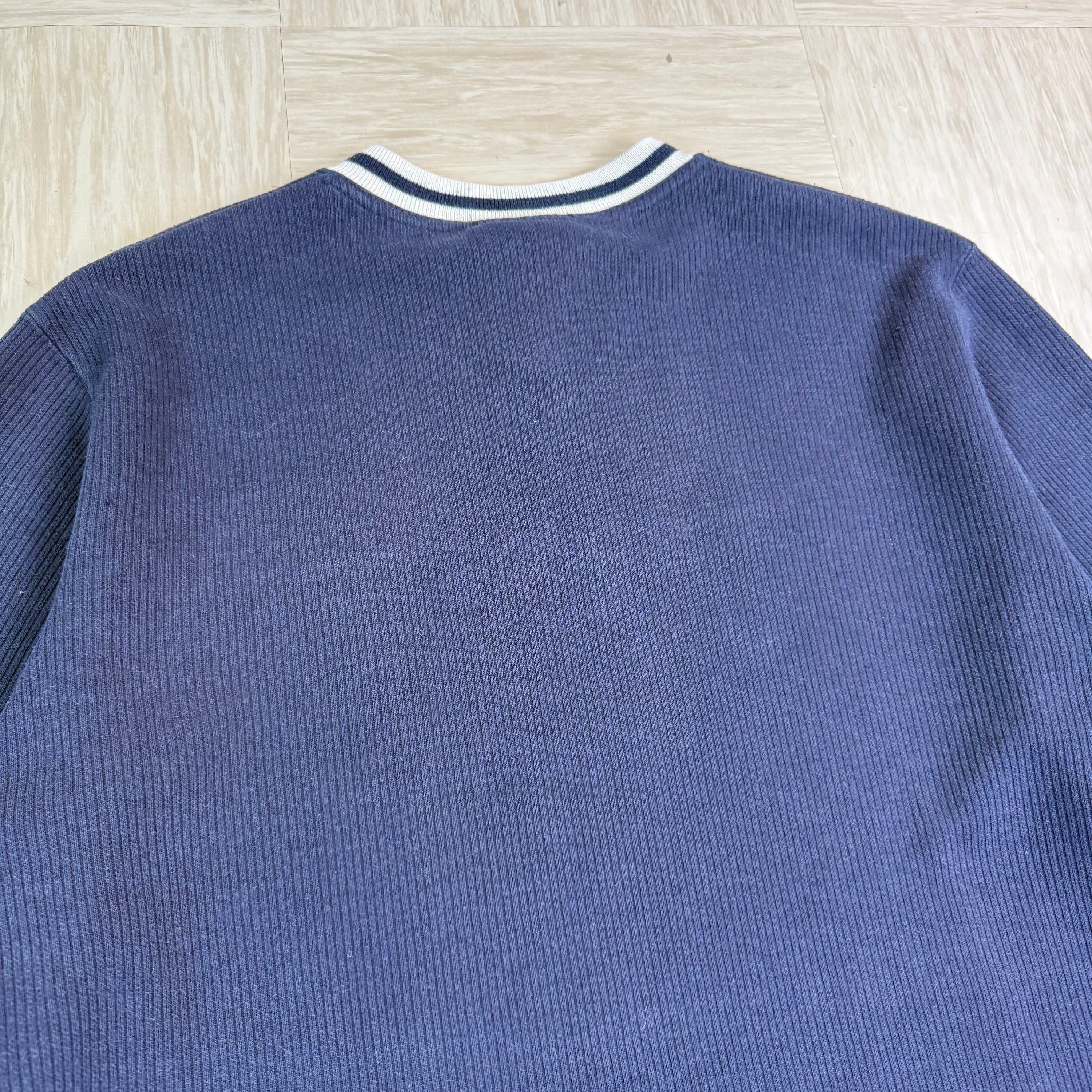 Umbro 1990's ribbed cotton knit sweatshirt (M-L)