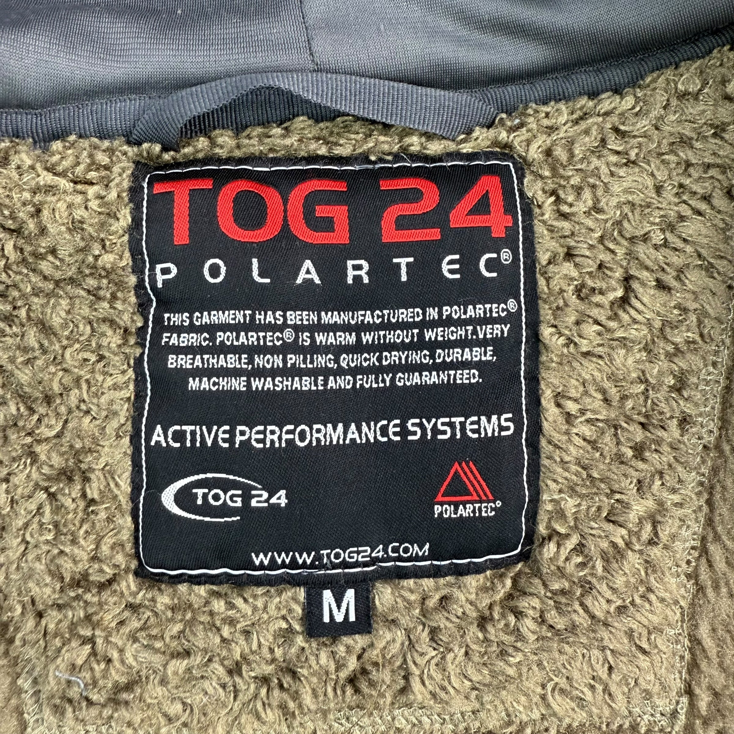 Tog24 1990's deep pile polartec 'gorilla' fleece jacket (M)